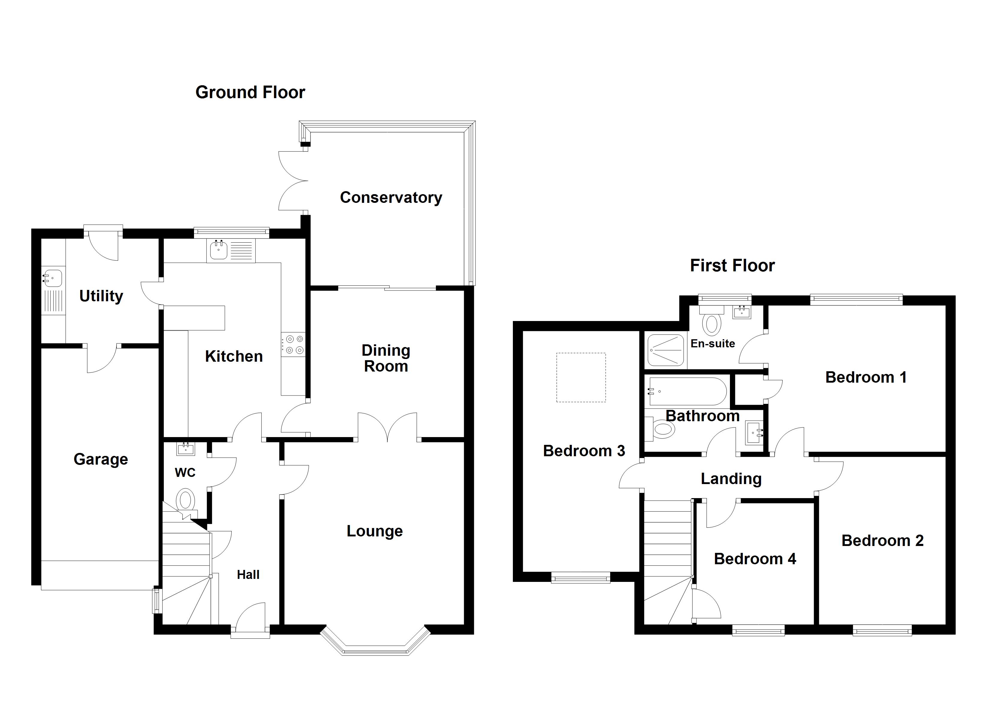 Bristol Way, Sleaford, Lincolnshire NG34, 4 bedroom detached house for