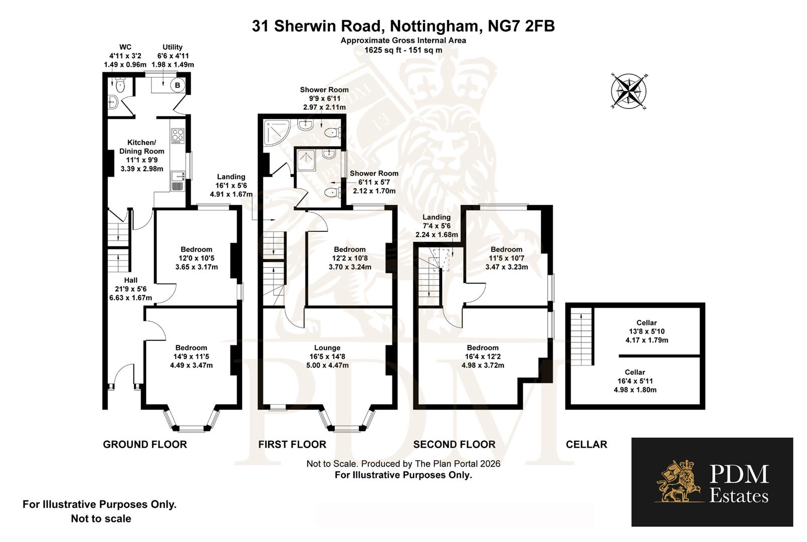 Sherwin Road, Nottingham floorplan