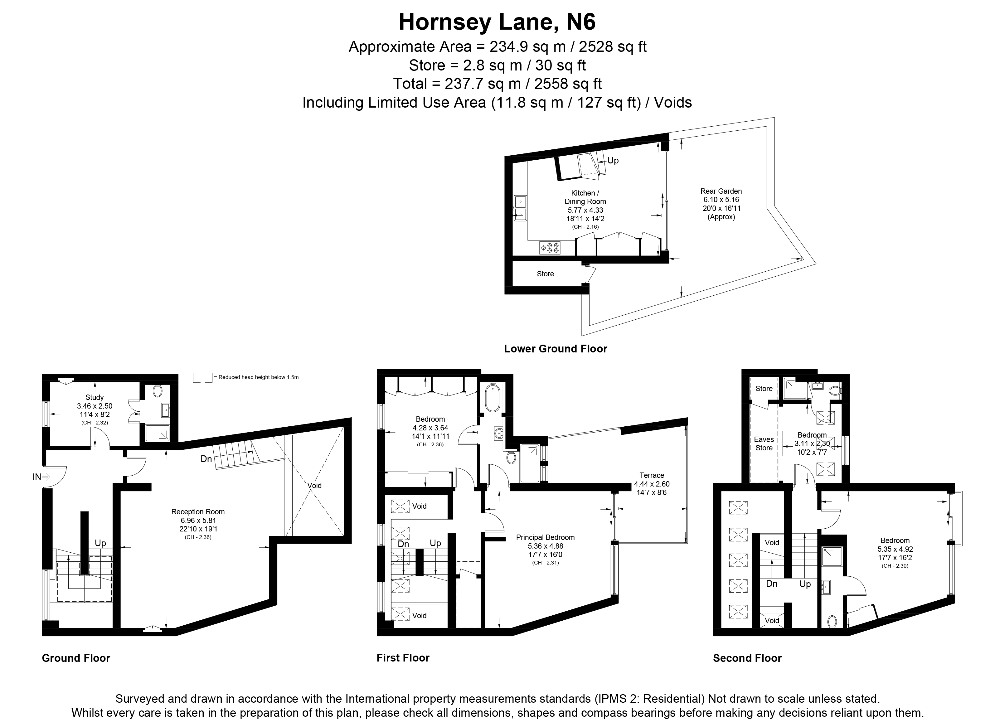 Hornsey Lane, London floorplan
