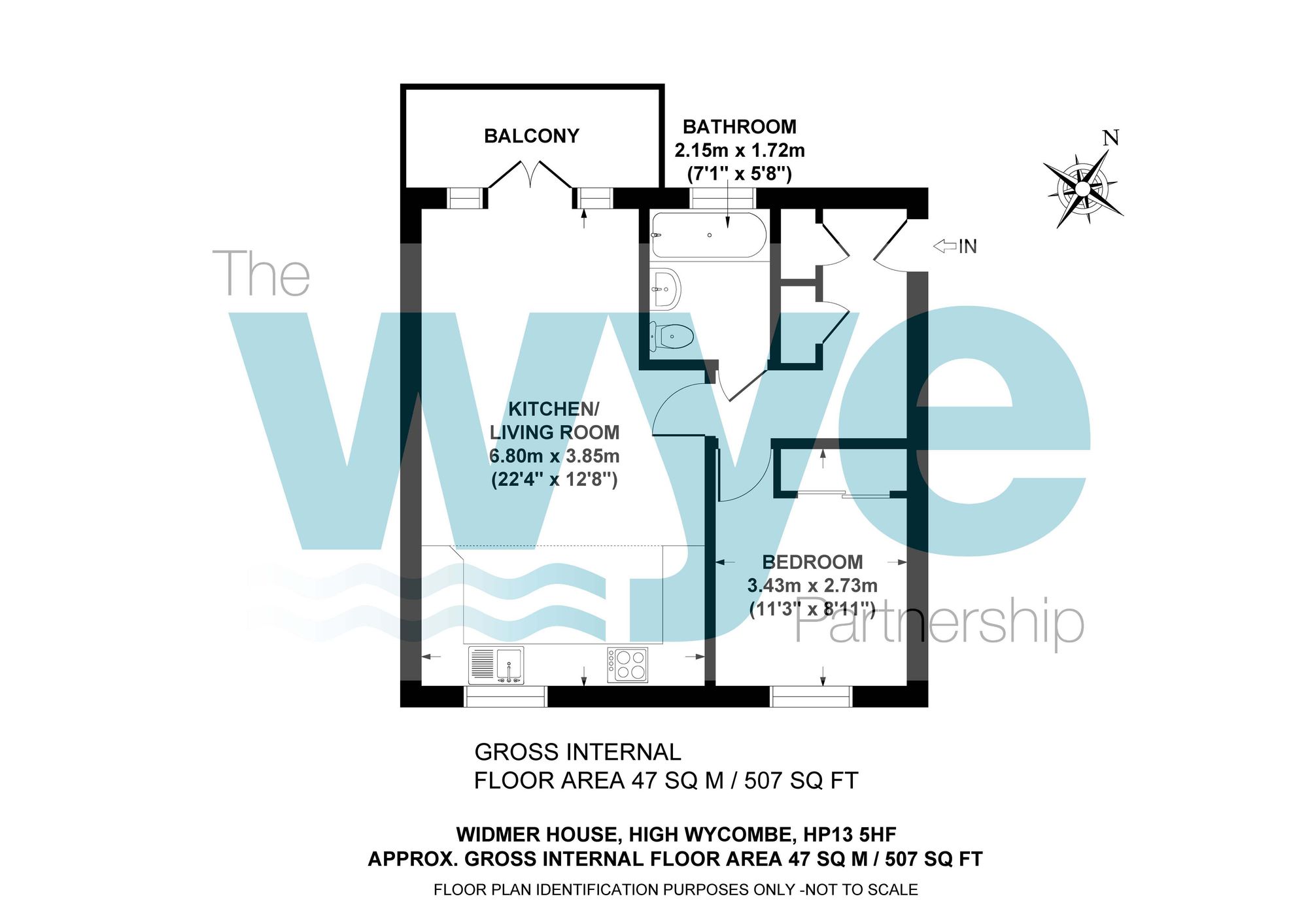 83 Widmer House Wellesbourne Crescent, High Wycombe floorplan