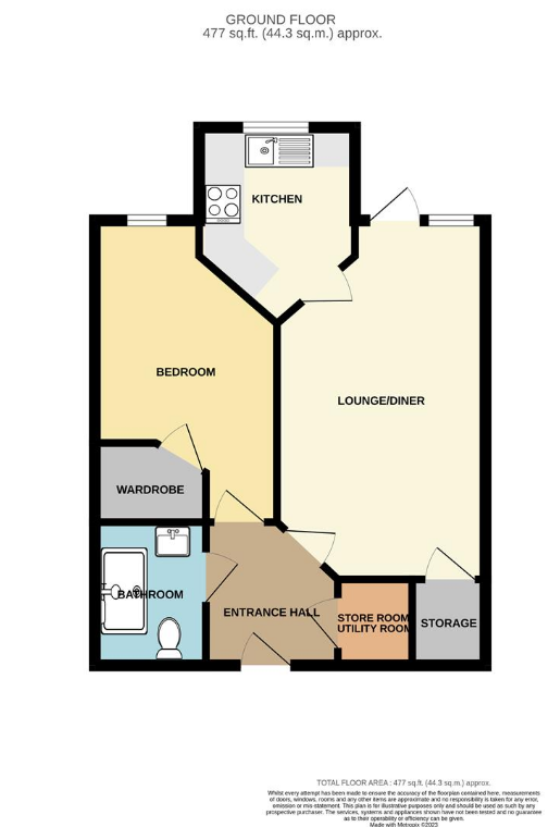 Apartment 16, Alder View Court, Newby Farm Road, Scarborough floorplan