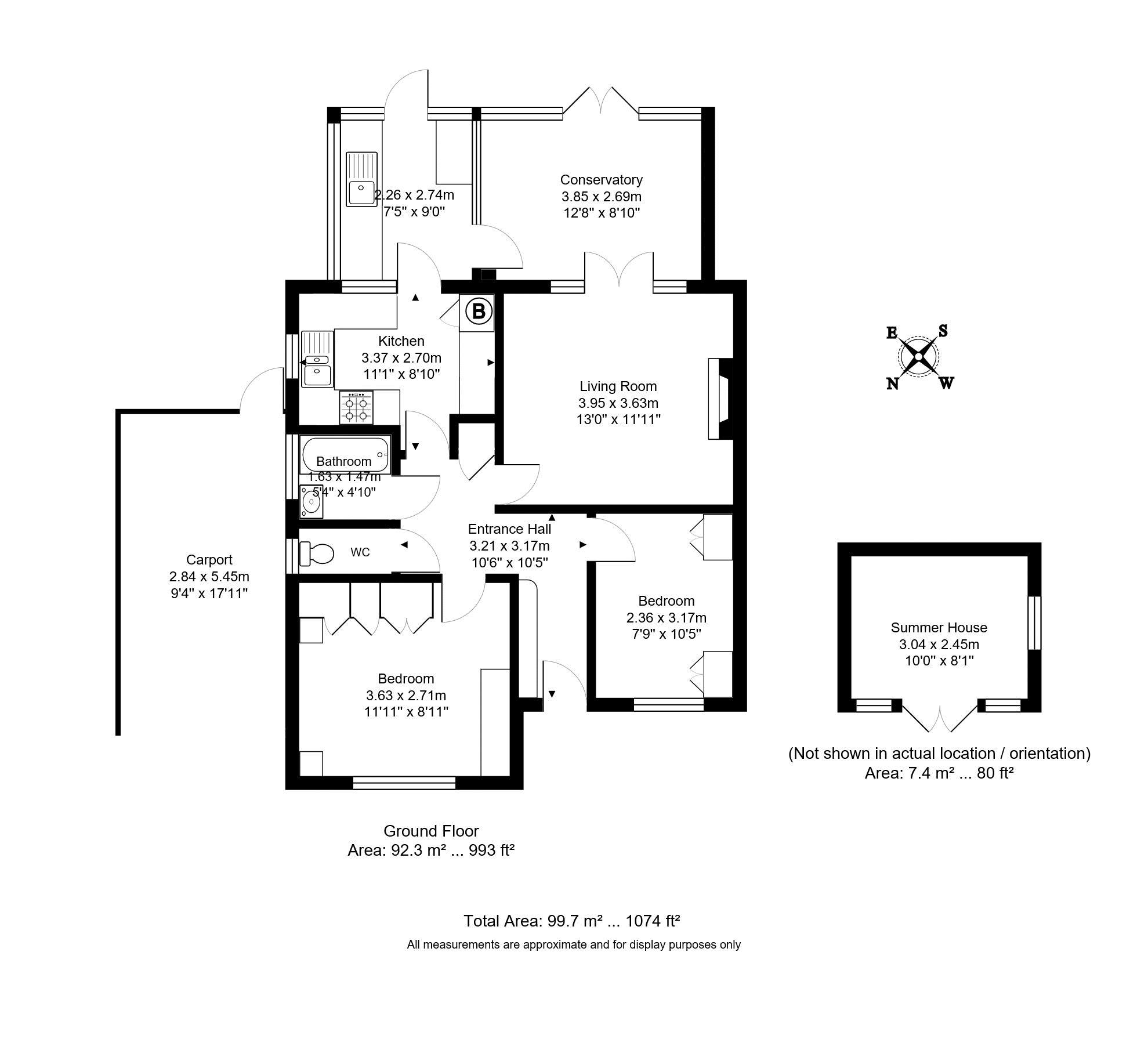 2 Bedrooms Semi-detached bungalow for sale in Colin Blythe Road, Tonbridge TN10