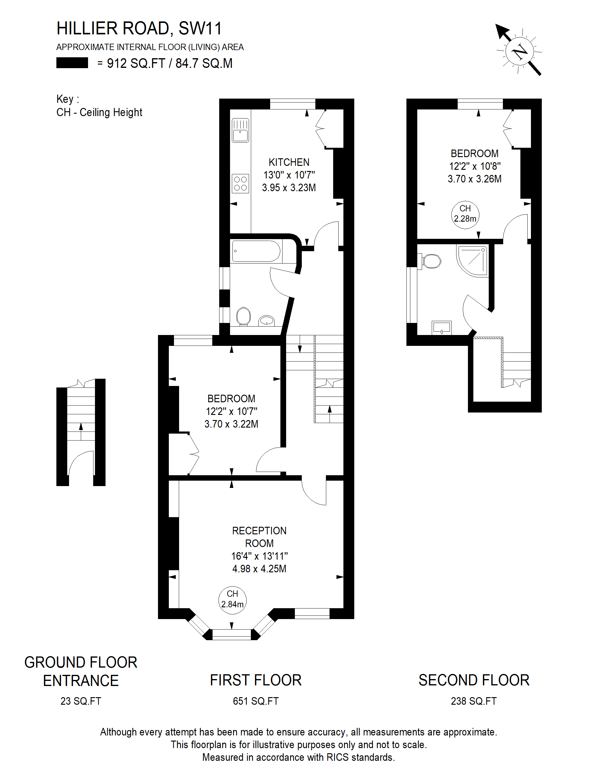 Hillier Road, London floorplan