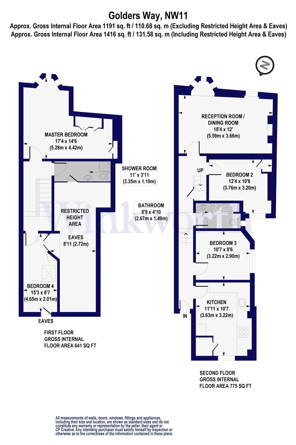 4 Bedrooms Flat to rent in Golders Way, Golders Green, London NW11