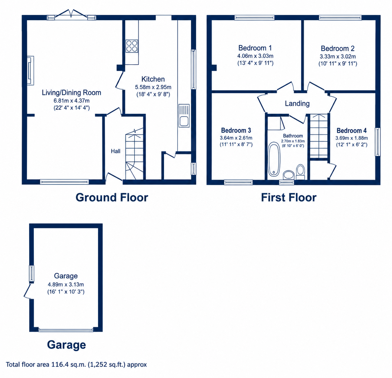 276, Farnborough Road, Nottingham floorplan