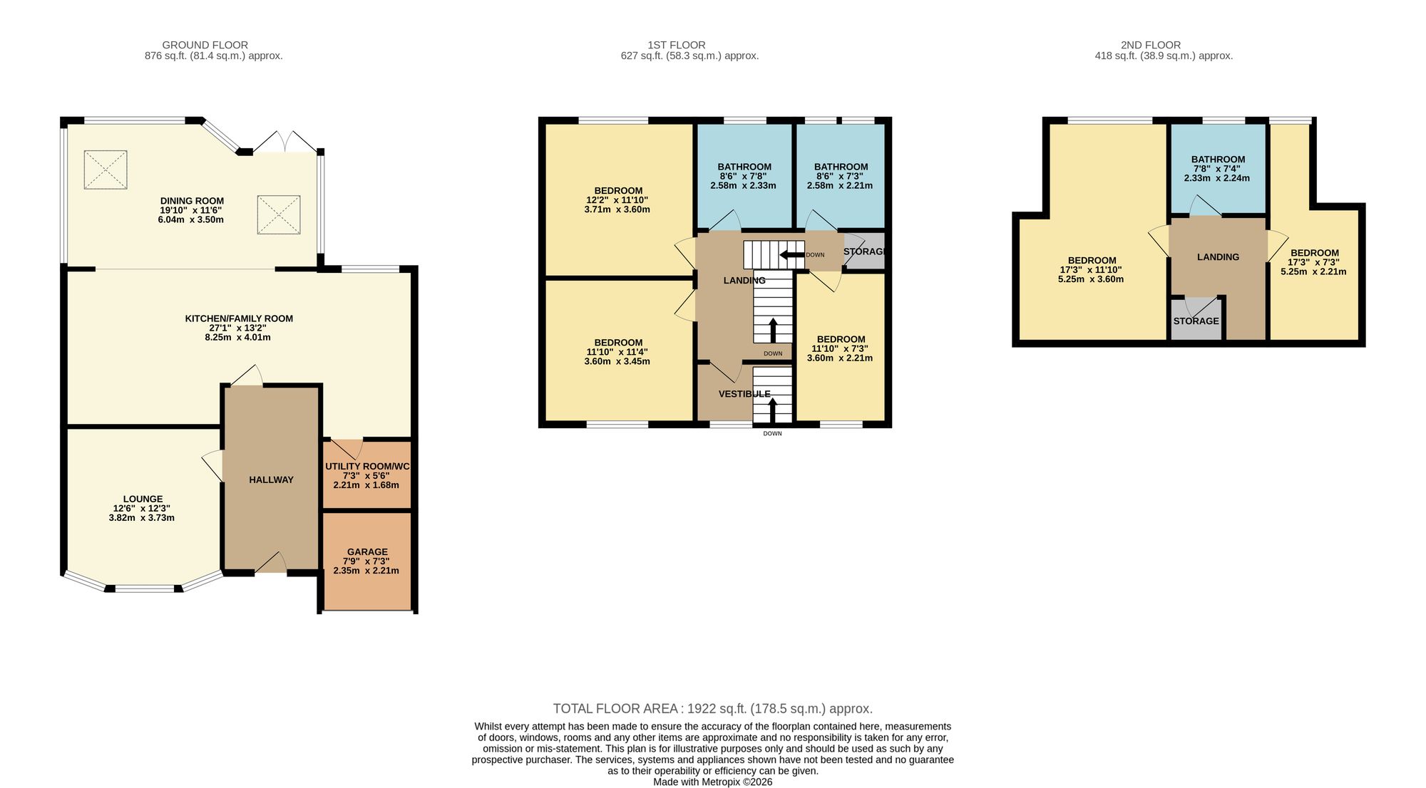 6 Twiss Green Lane, Warrington floorplan