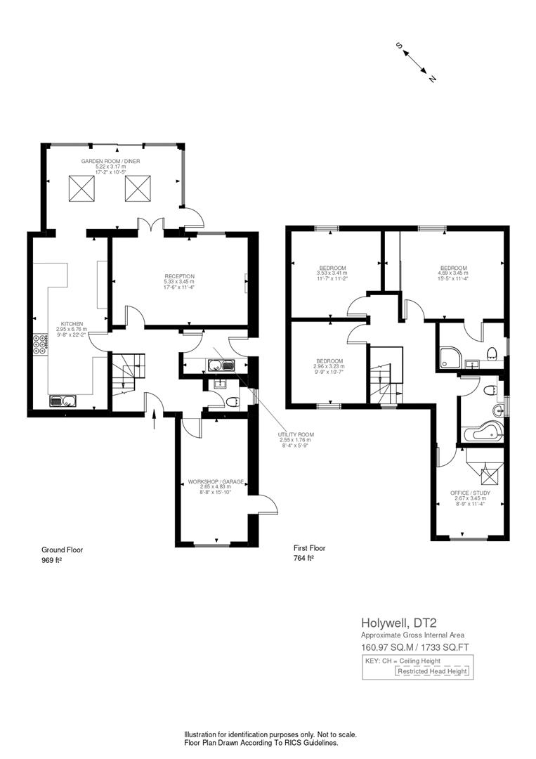 Thistledown, Holywell, Dorchester floorplan