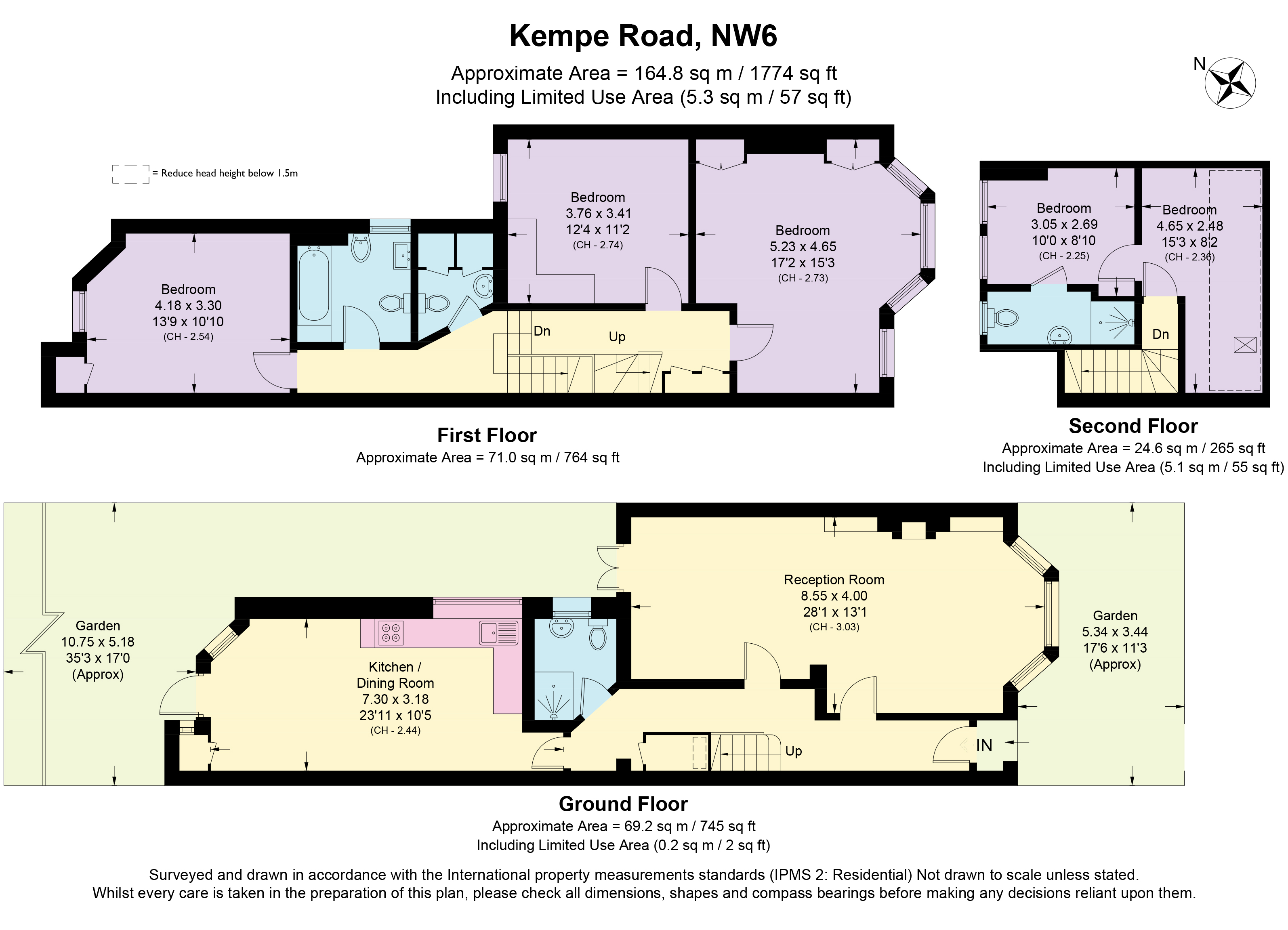 Kempe Road, Queen's Park, London NW6, 5 bedroom terraced house for sale