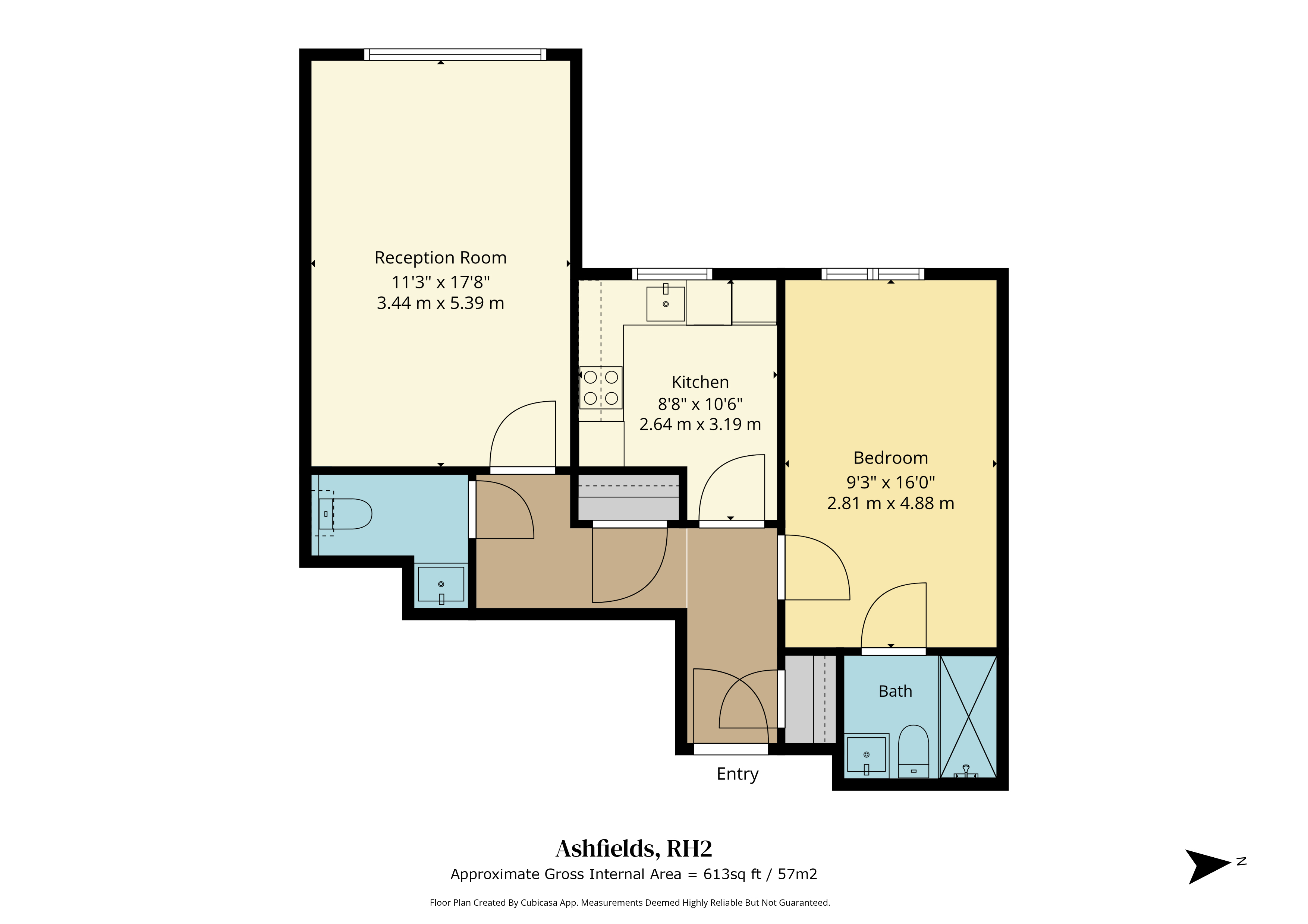 Flat 9, Ashfields 26-30,, Alma Road, Surrey floorplan