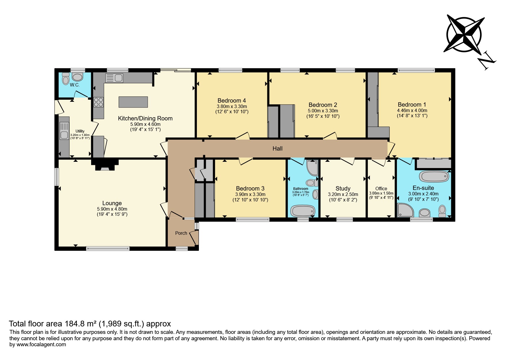 Silverdale,, Raddery Birches, Fortrose floorplan