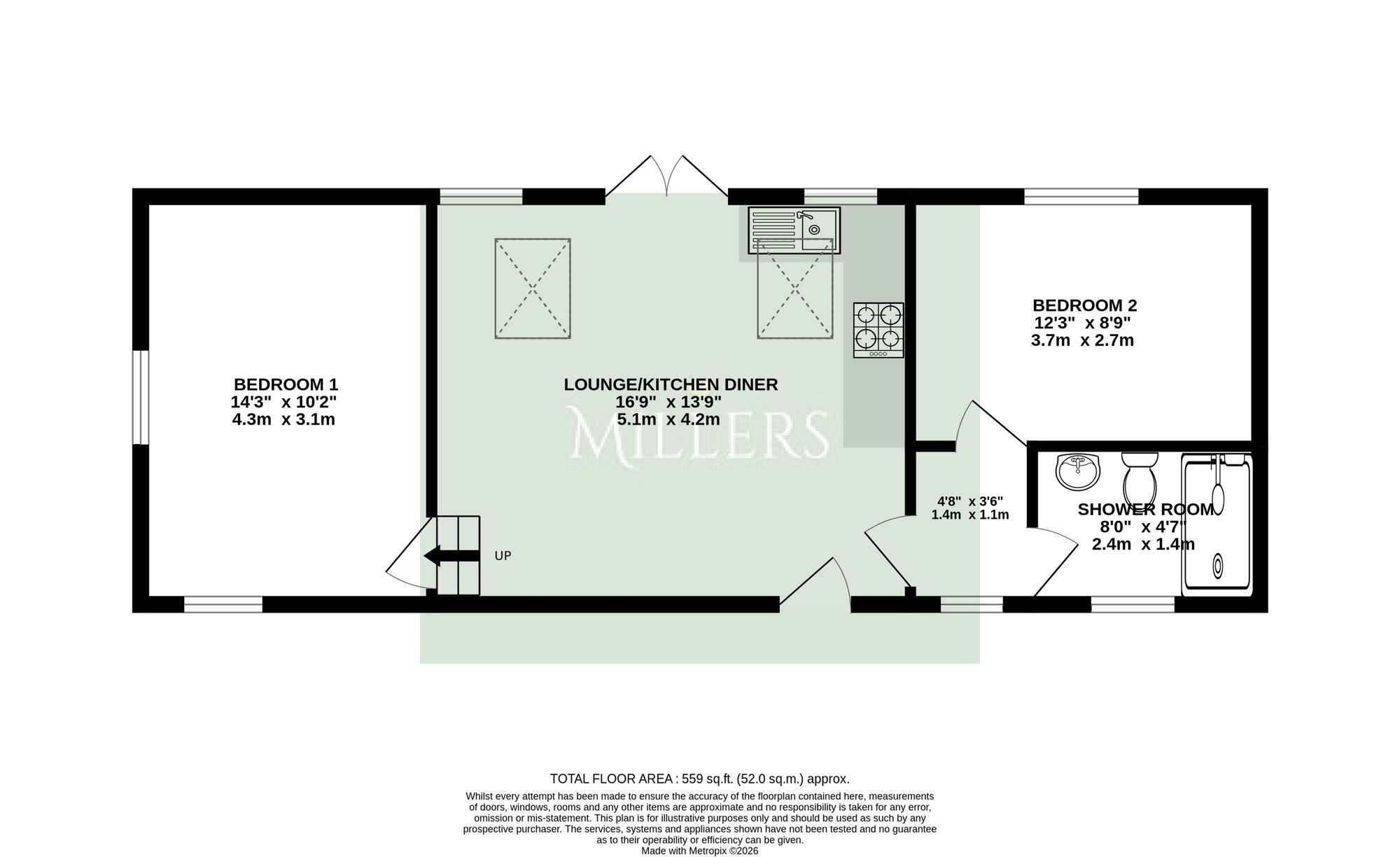The Street, Holt floorplan