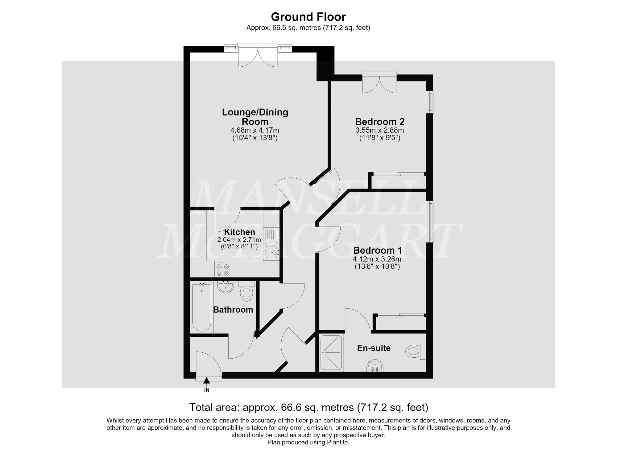 Flat 9, Lampson Court Copthorne Common Road, Crawley floorplan