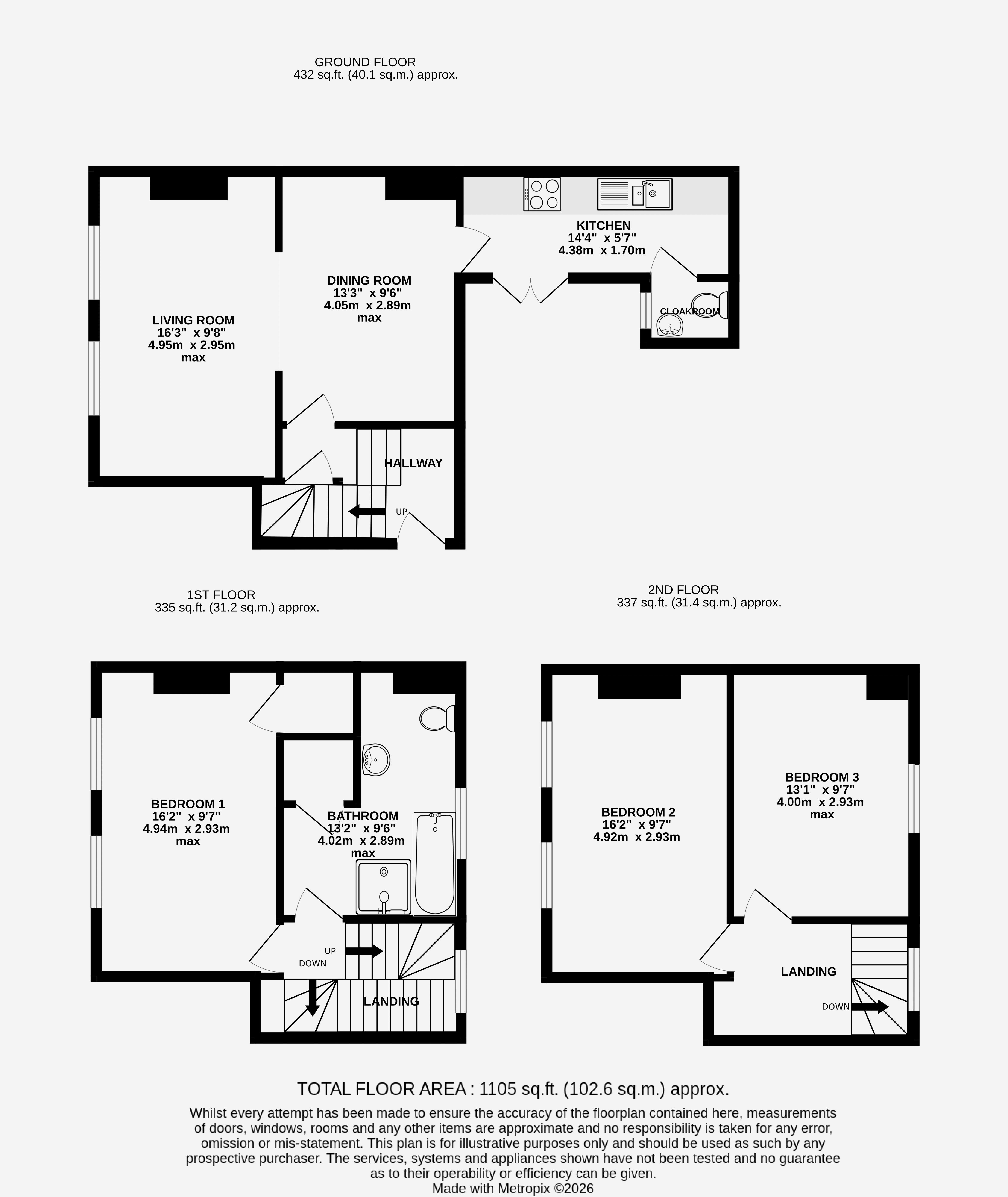 22, West View Terrace, Exeter floorplan