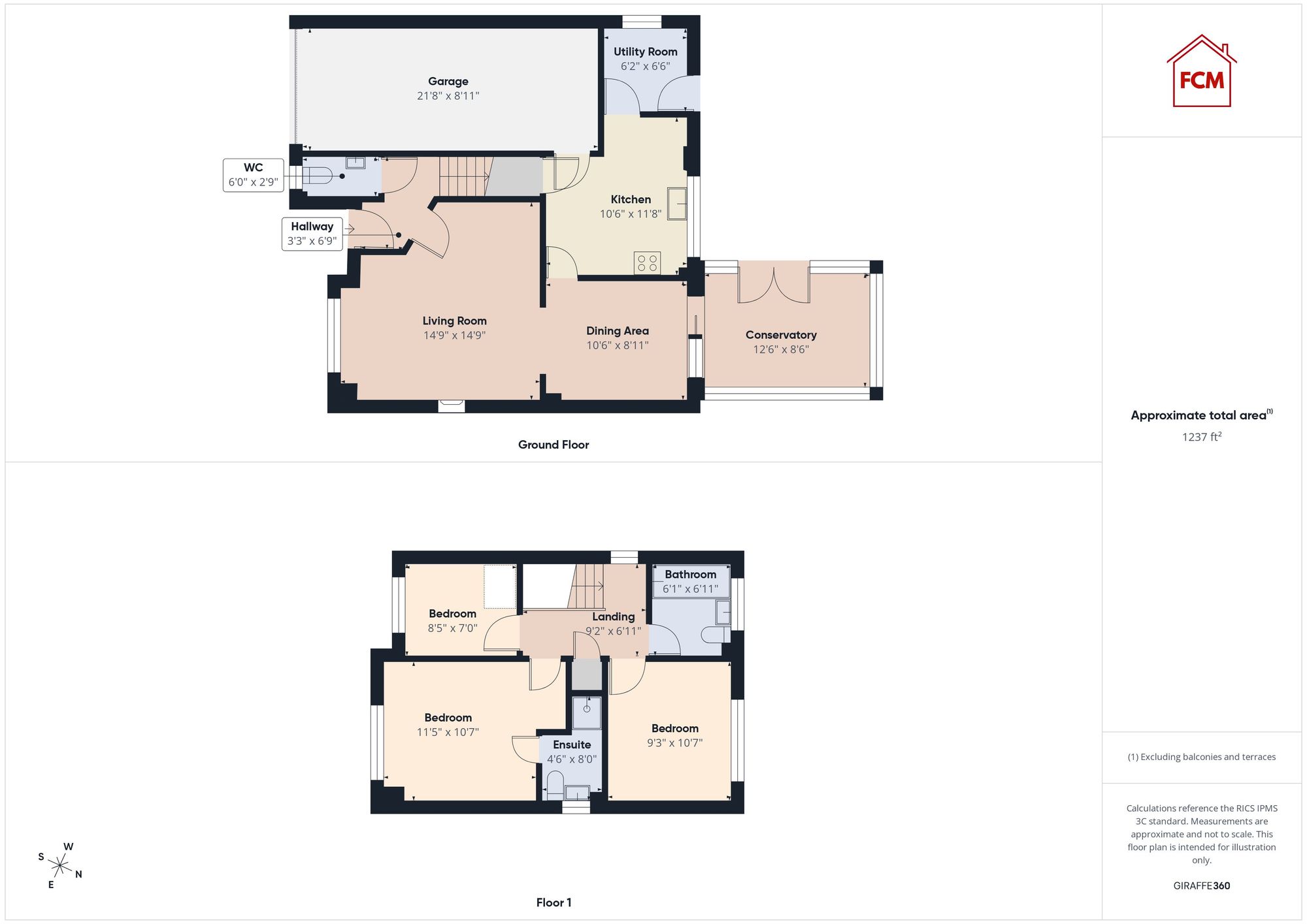 5 Juniper Grove, Whitehaven floorplan
