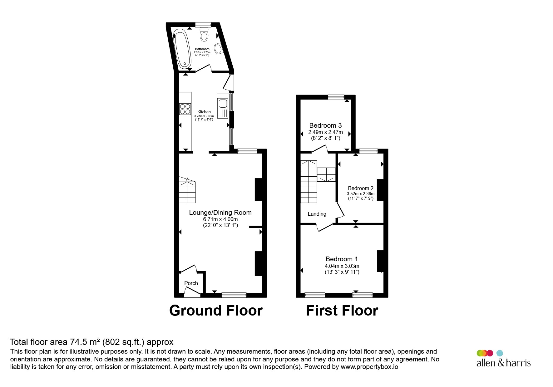 25, Chester Street, Cardiff floorplan