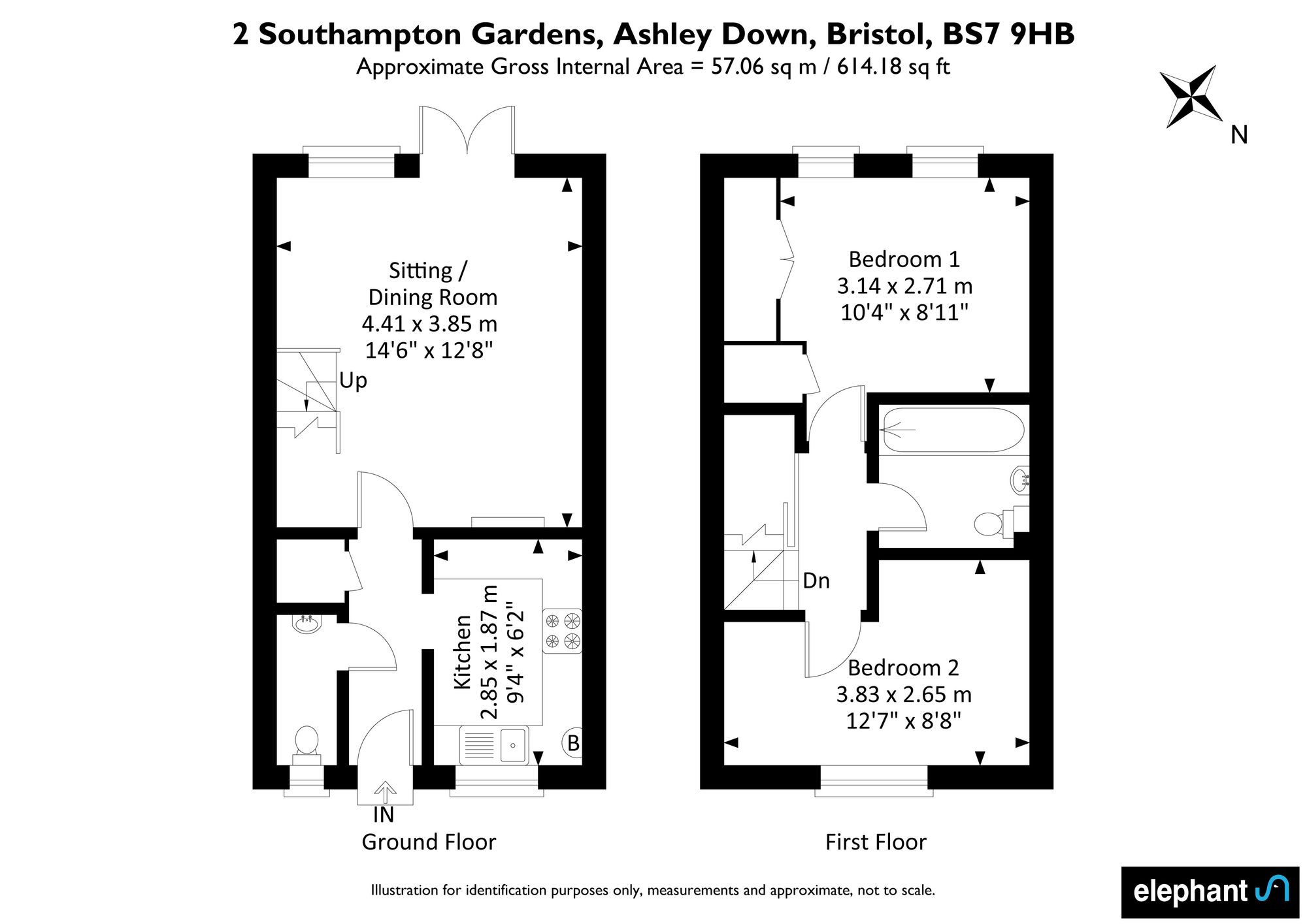 2 Southampton Gardens, Bristol floorplan