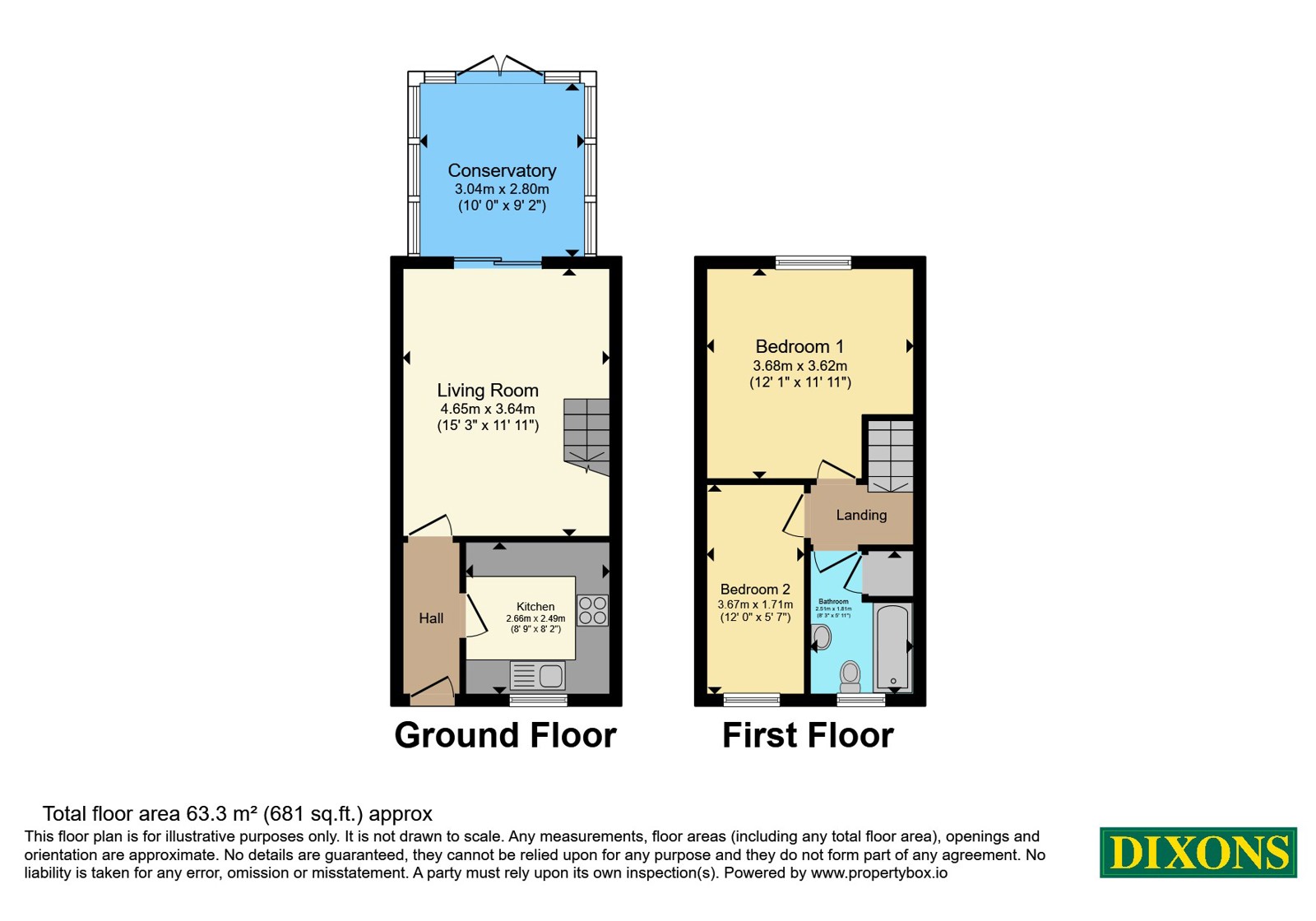 36, Old Scott Close, West Midlands floorplan