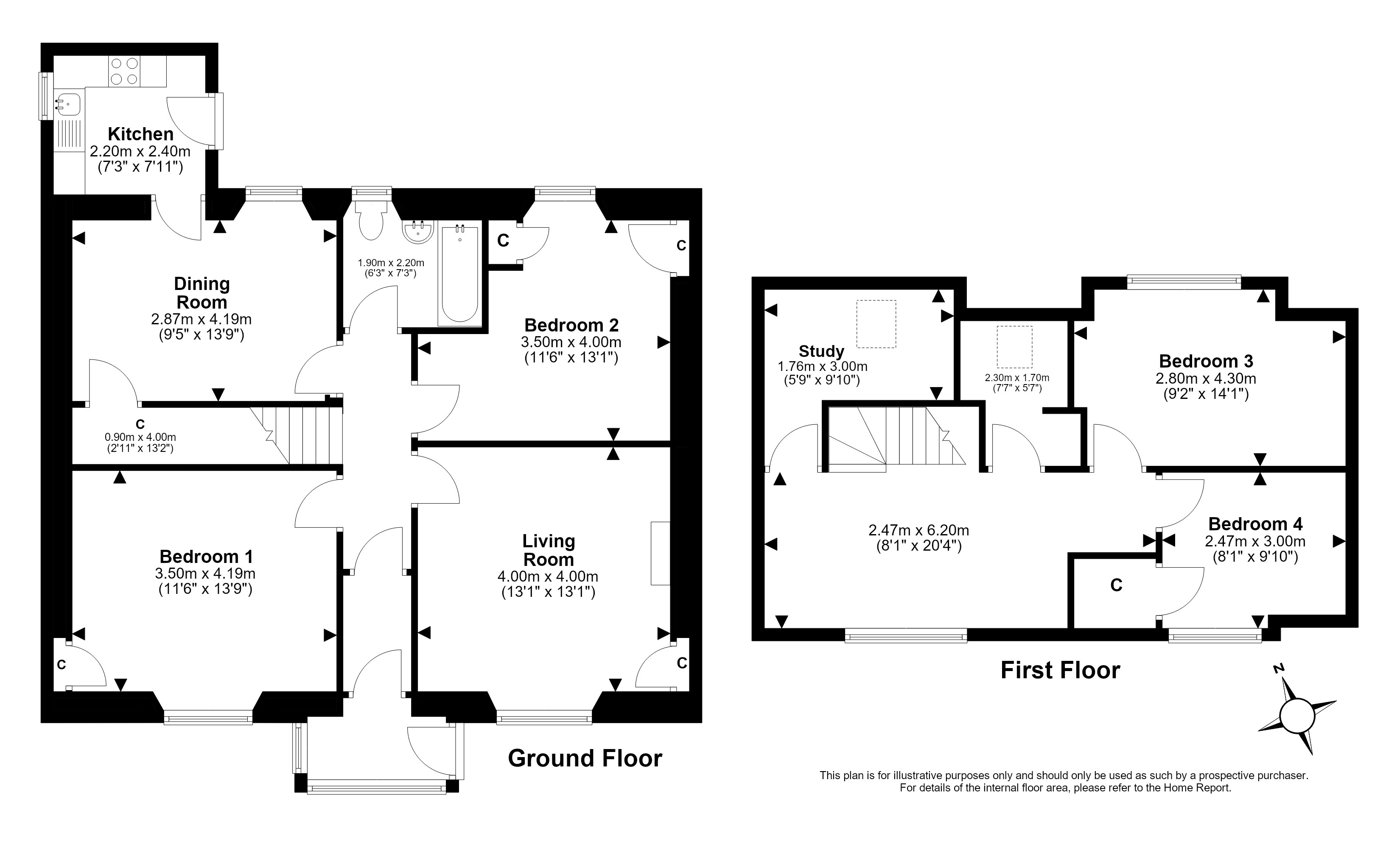 3, Bridge Street, Newbridge floorplan