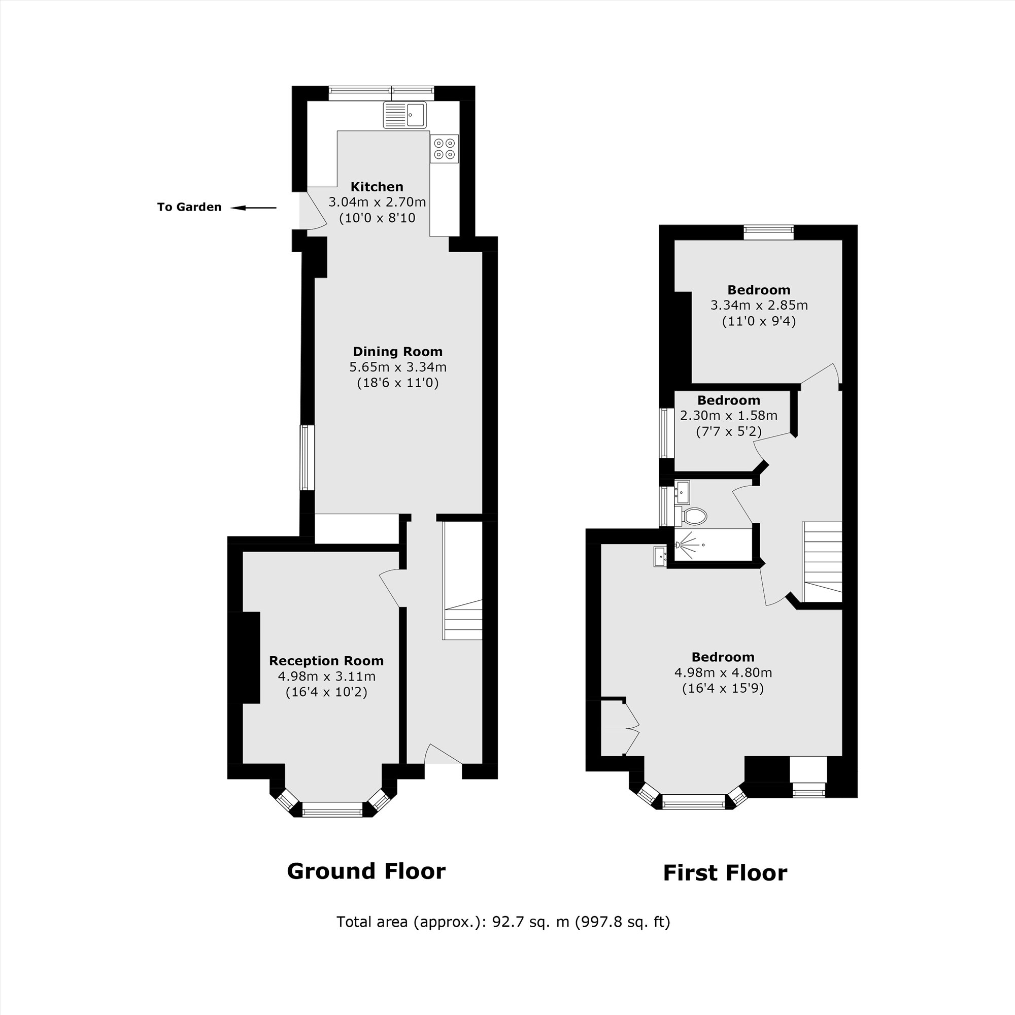 25, Northcroft Road, London floorplan