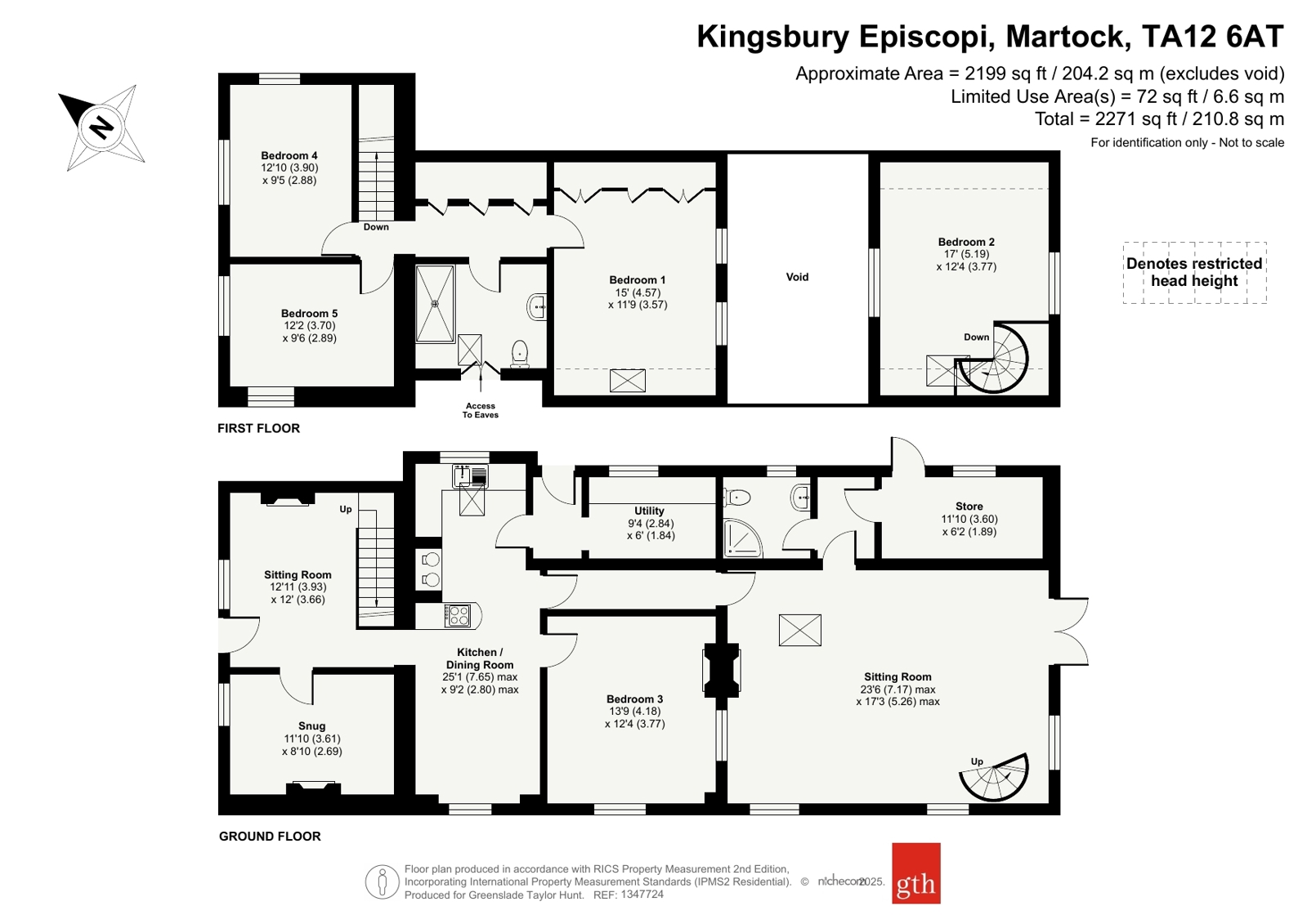 Jubilee Cottage,, Kingsbury Episcopi, Martock floorplan