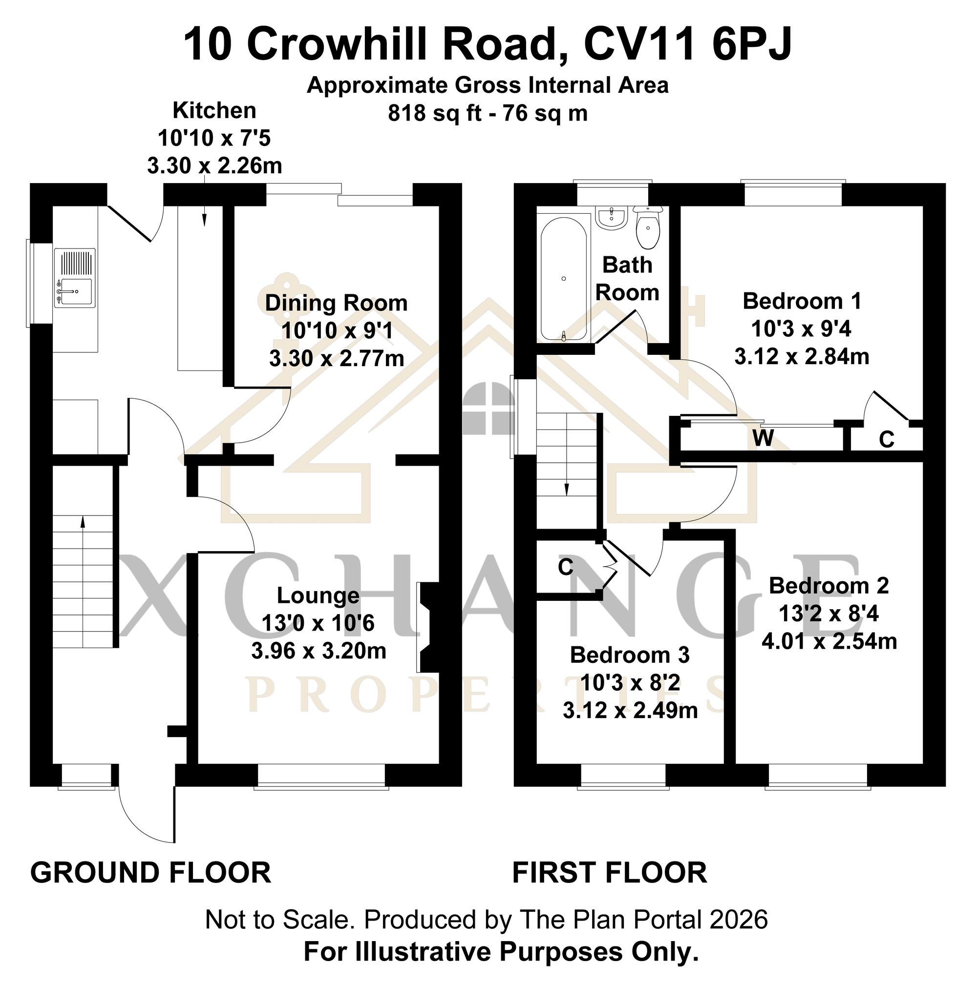 Crowhill Road, Nuneaton floorplan