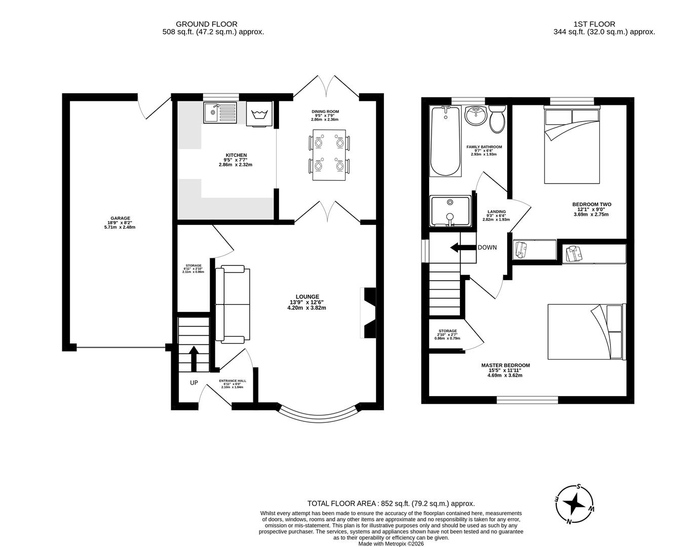 65, Harling Road, Preston floorplan