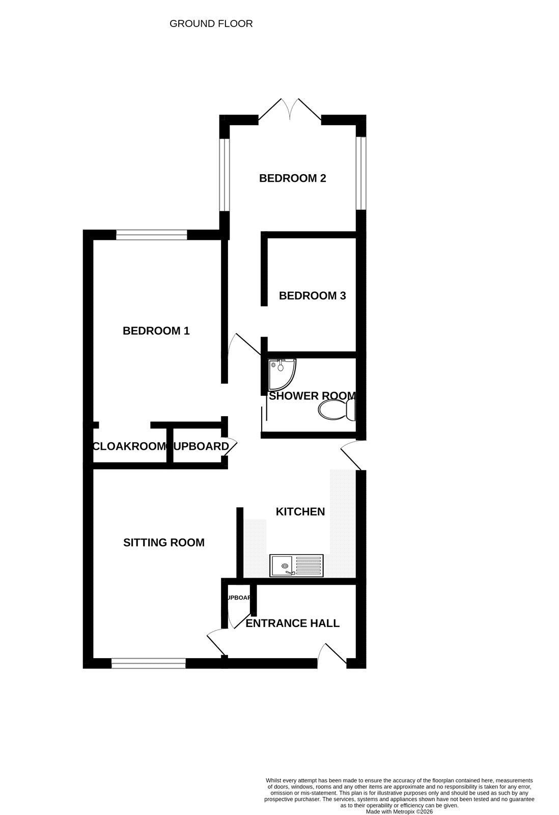 12, Darvel Close, Surrey floorplan