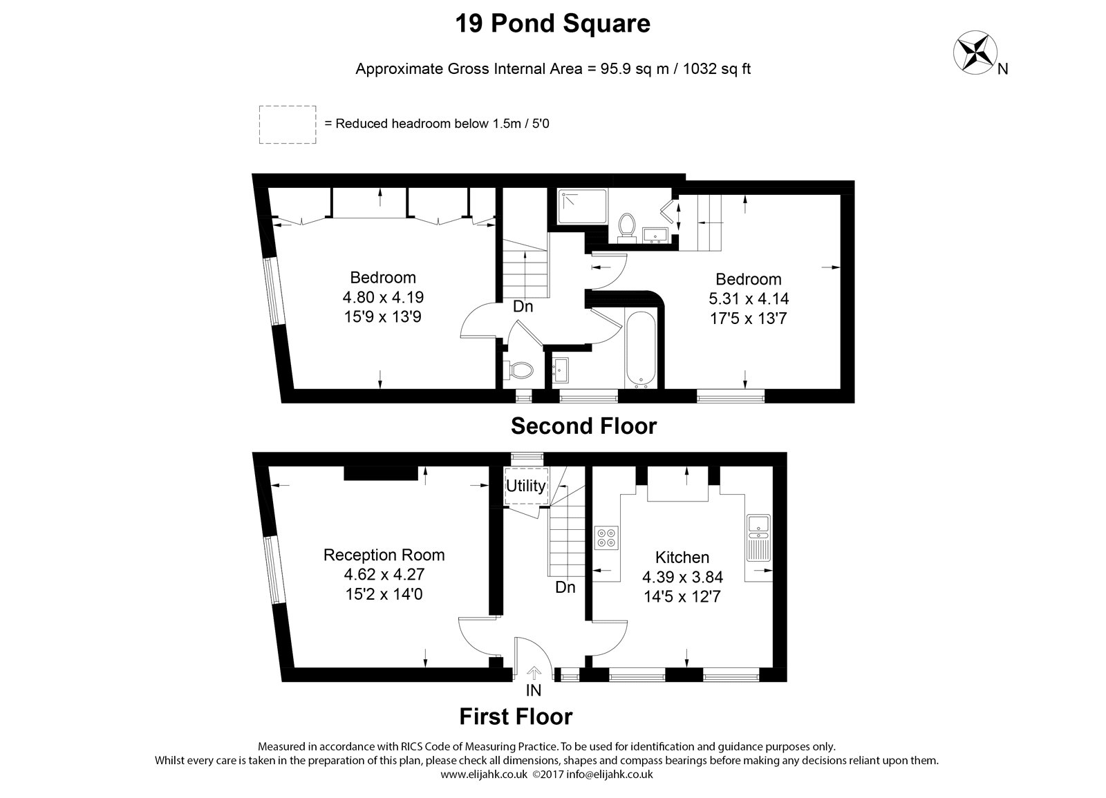 2 Bedrooms Flat to rent in Pond Square, Highgate, London N6