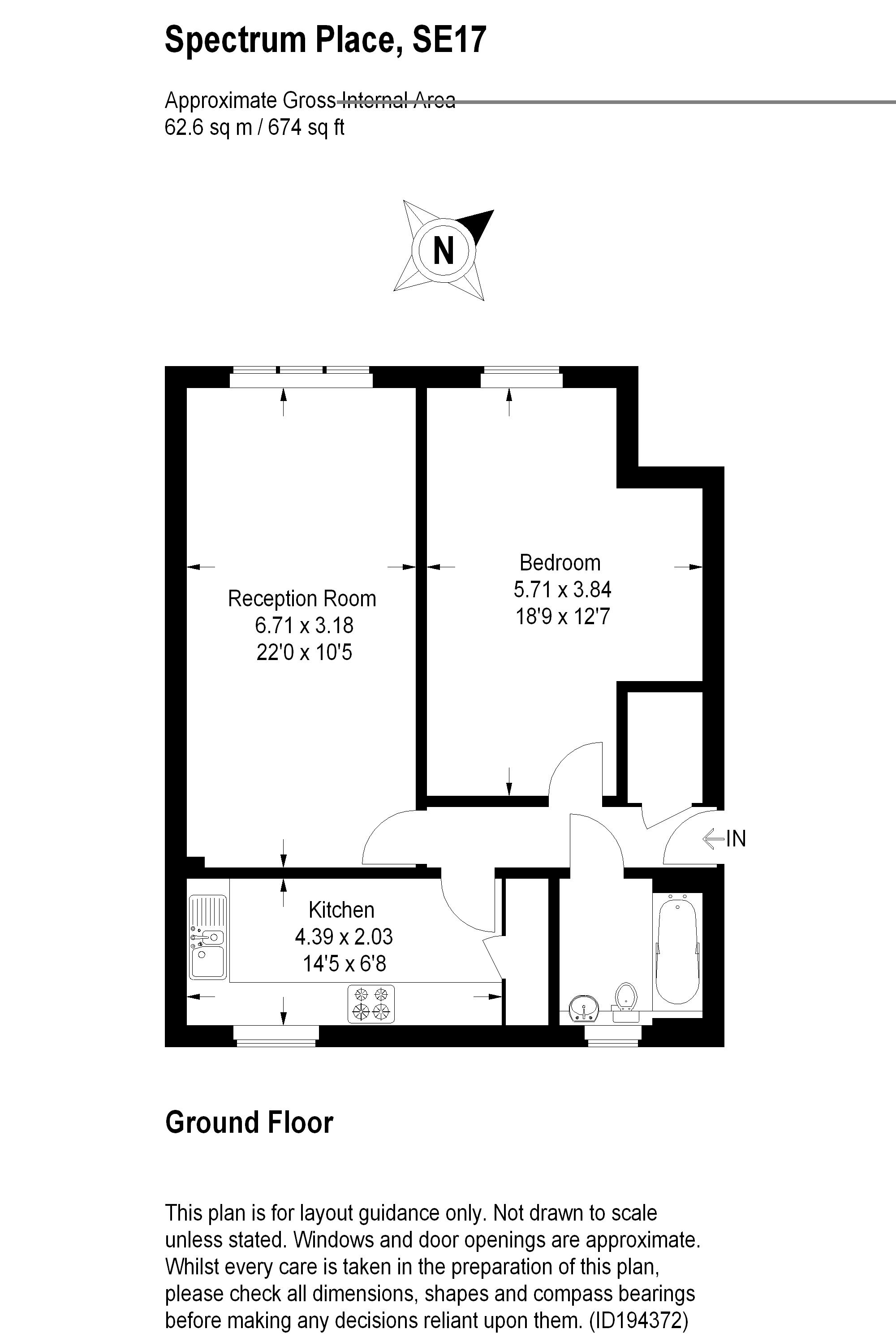 1 Bedrooms Flat to rent in Lytham Street, London SE17