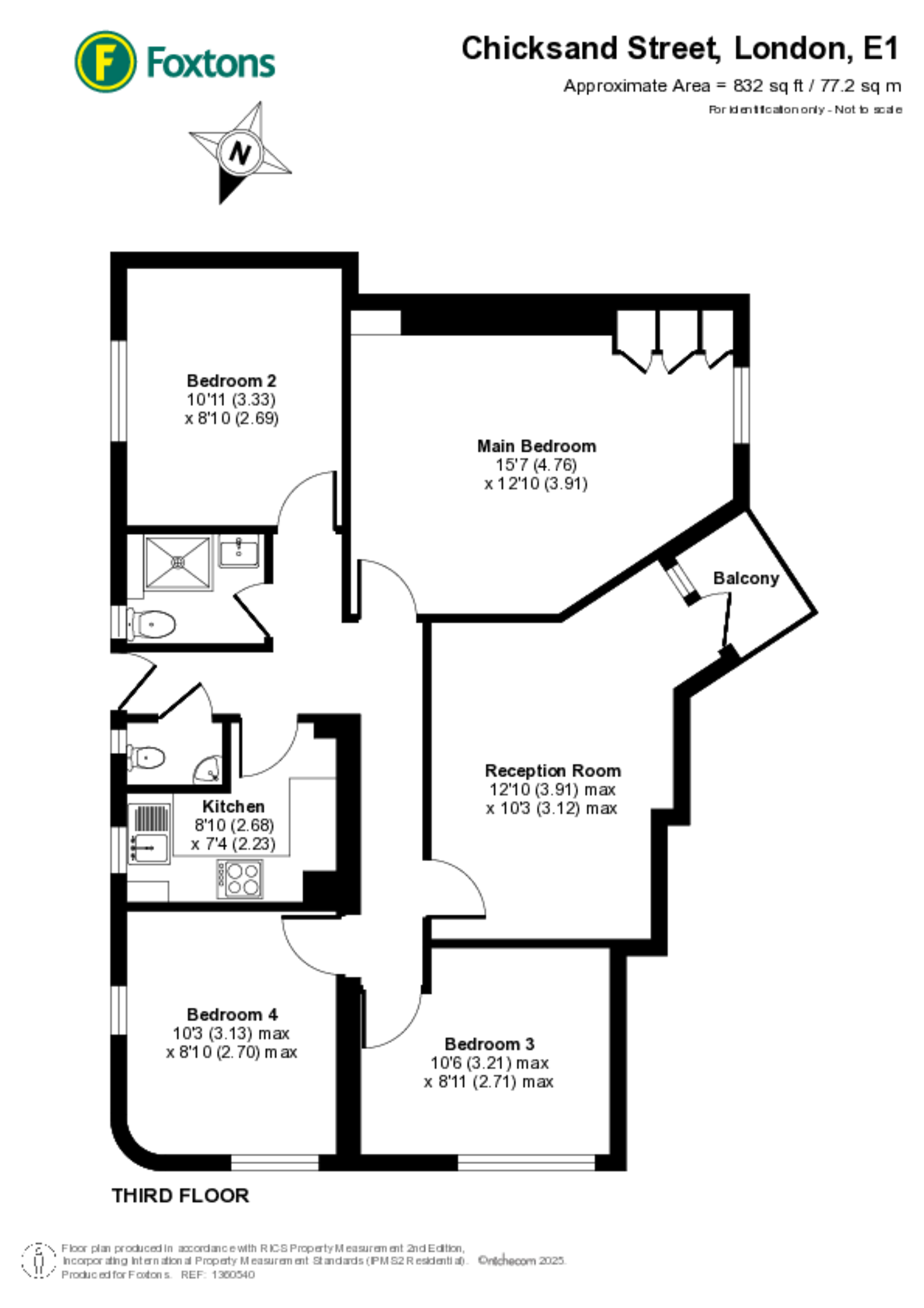 Chicksand House, Chicksand Street, Brick Lane floorplan