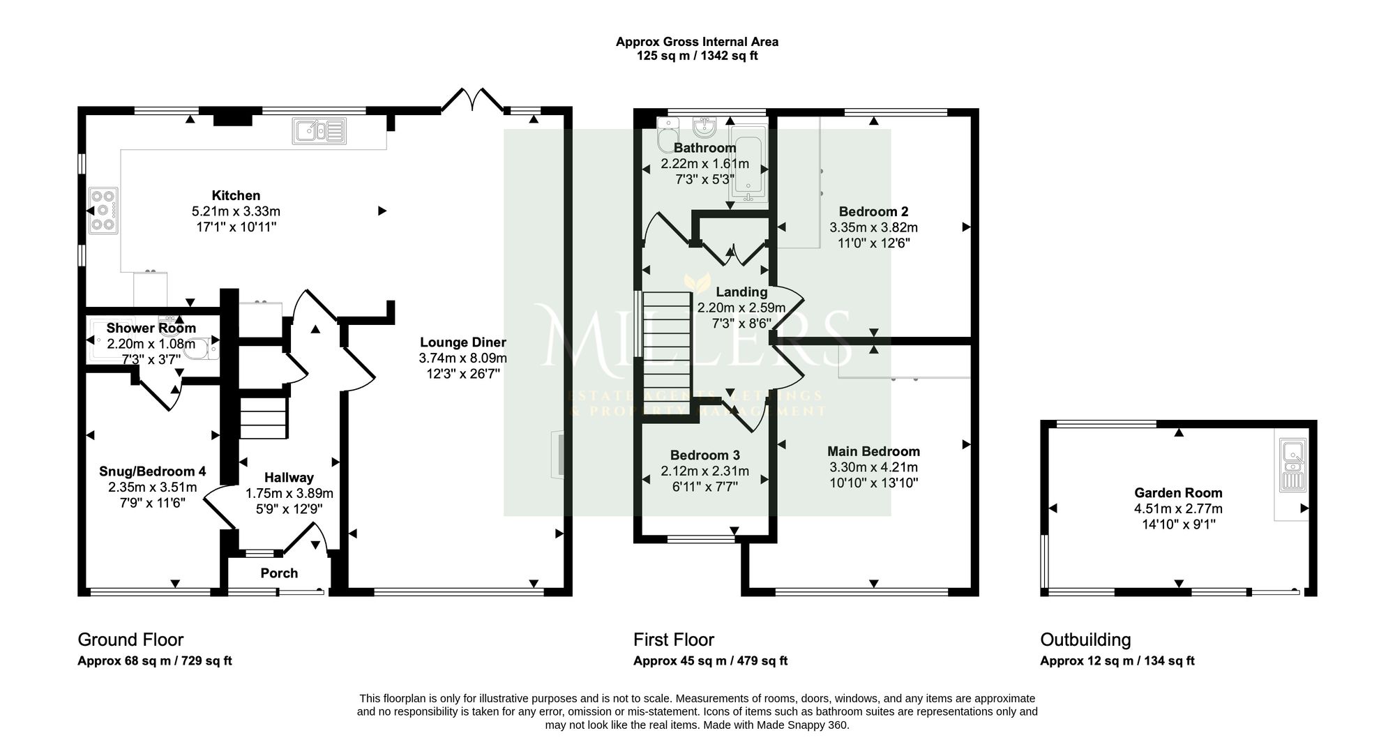 24 Clifton Park, Cromer floorplan