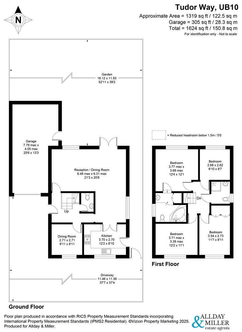 2B, Tudor Way, Uxbridge floorplan