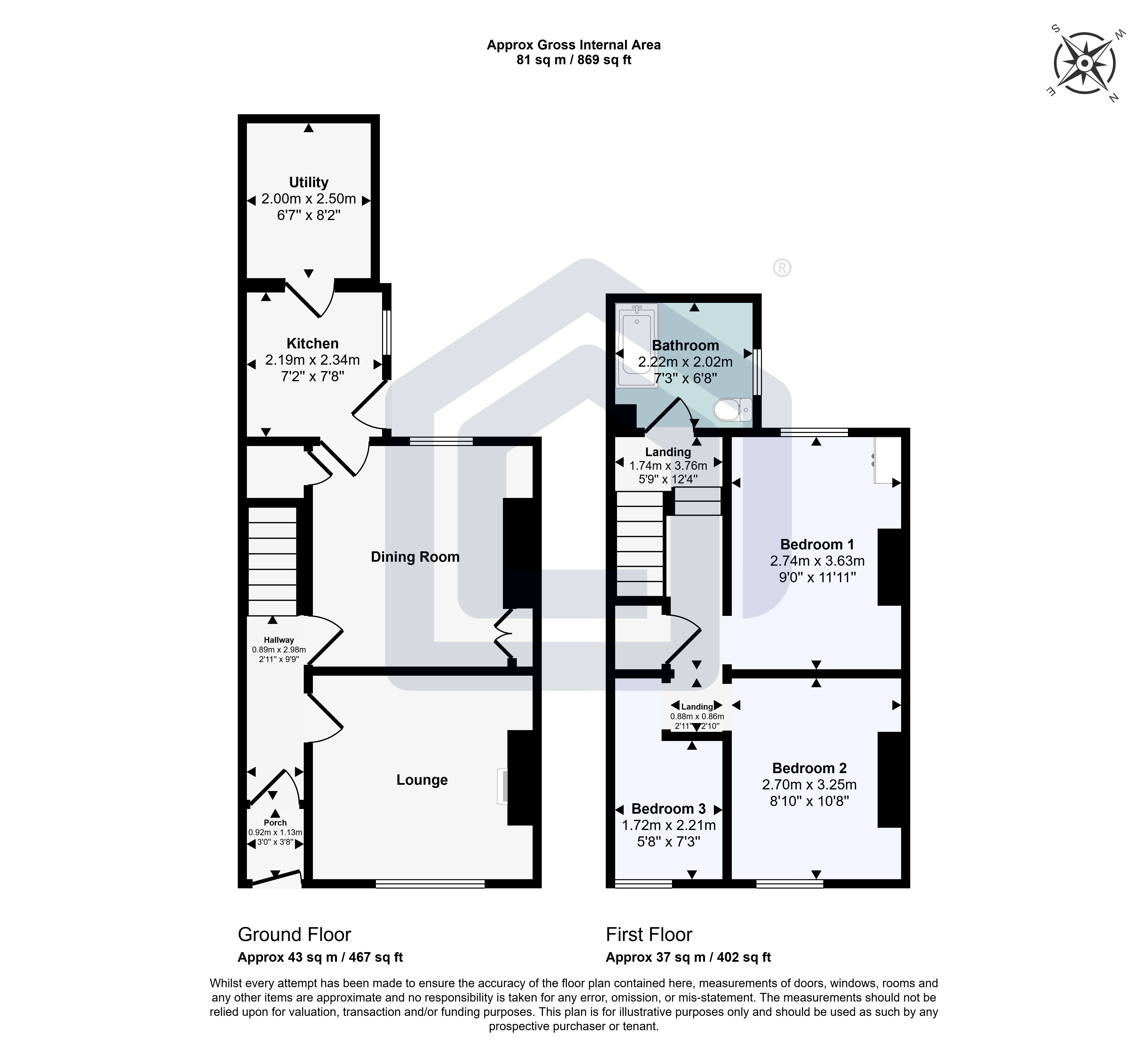 17 Thickley Terrace, 17 Thickley Terrace, Shildon floorplan