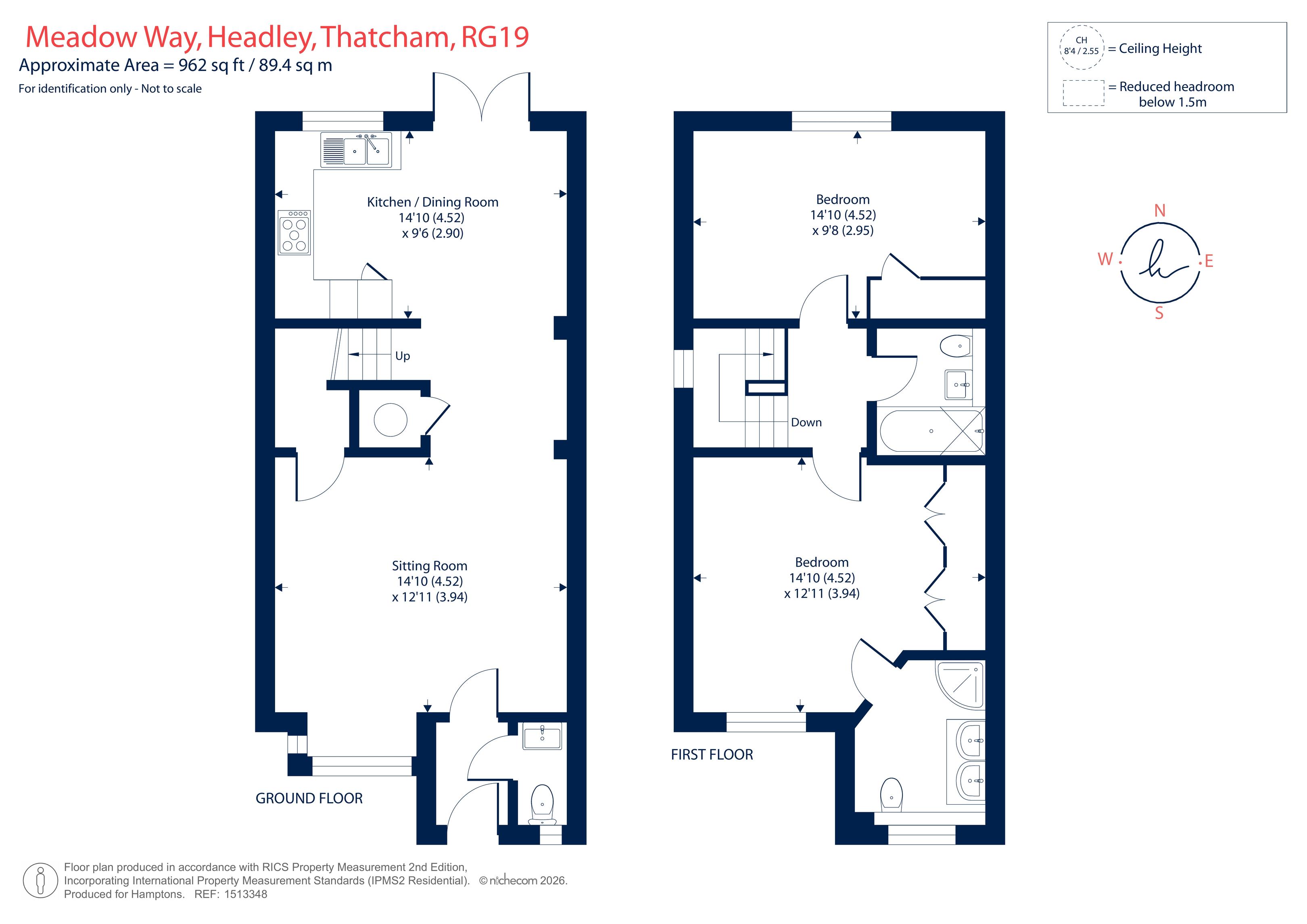 4, Meadow Way, Thatcham floorplan