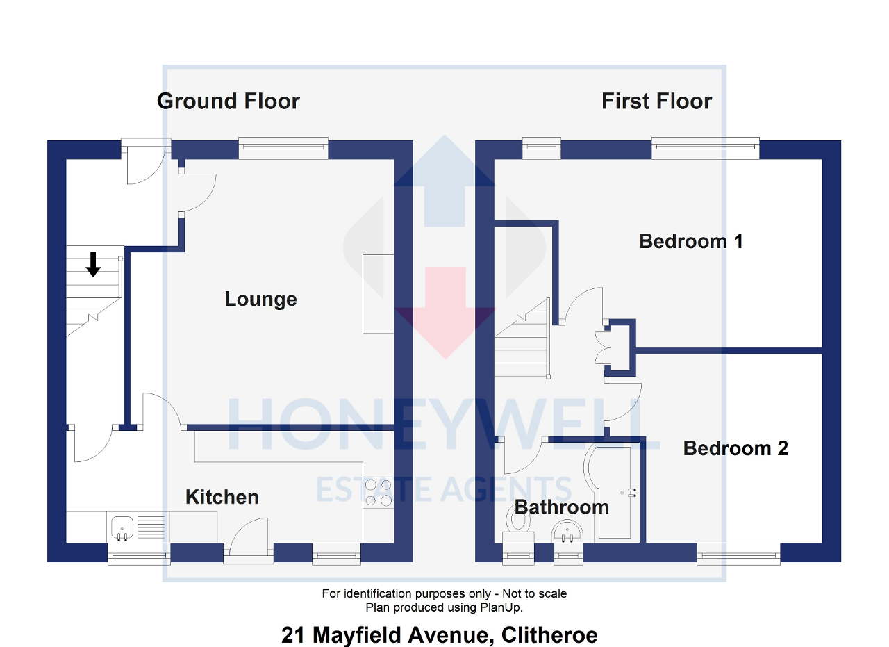 Mayfield Avenue, Clitheroe, Lancashire BB7, 2 bedroom end terrace house
