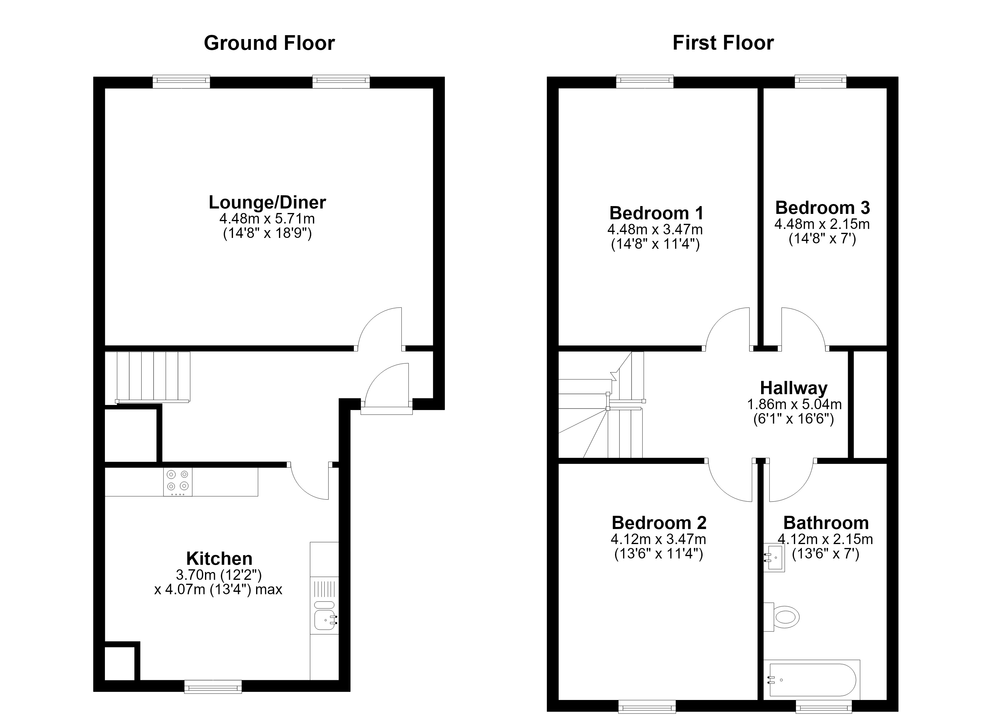 Flat 3, 4, Cambridge Terrace, Dover floorplan