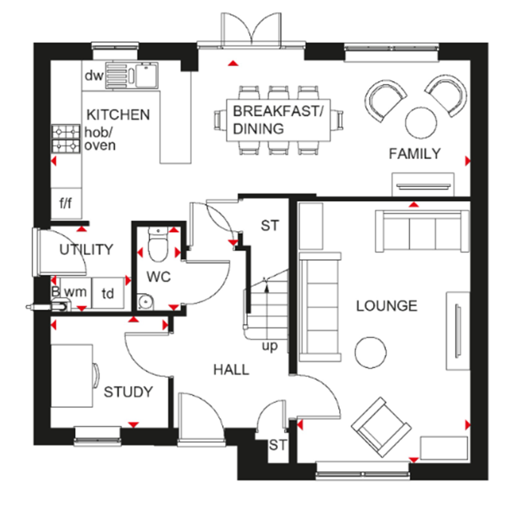 "Radleigh" at Inkersall Road, Staveley, Chesterfield S43, 4 bedroom