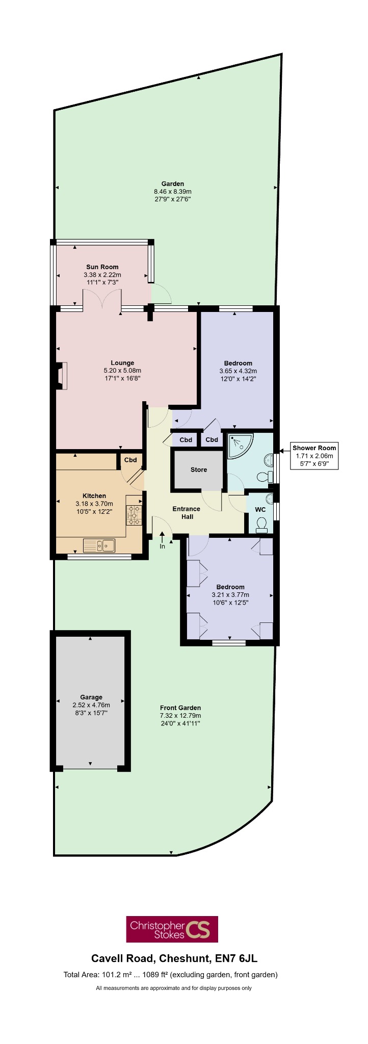 90 Cavell Road, Cheshunt, Hertfordshire floorplan