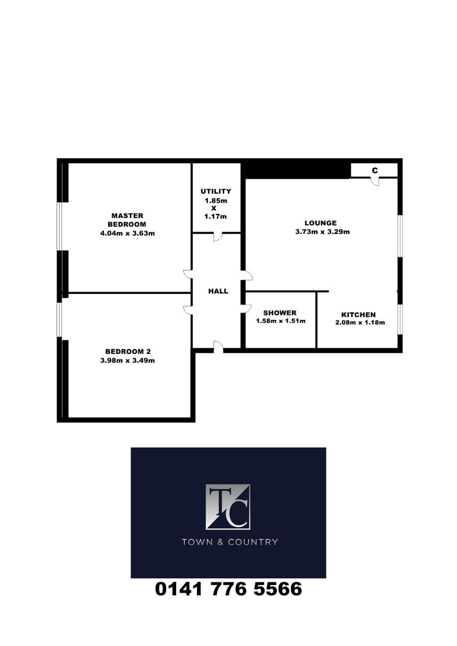 1/2, 40 Eastside, Kirkintilloch floorplan