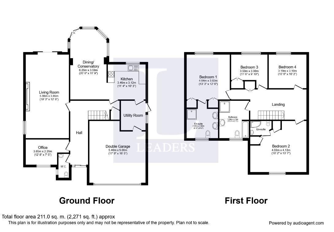 4 Bedrooms Detached house for sale in Rusper Road, Ifield, Crawley RH11