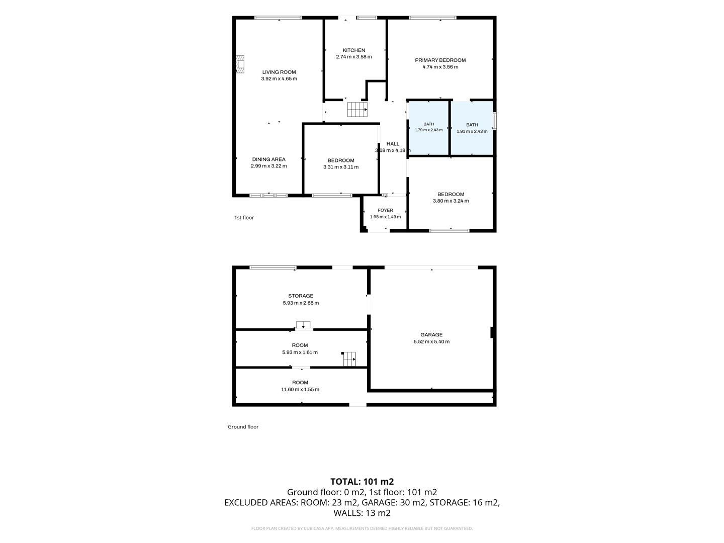 26, Buttermere Drive, Onchan floorplan