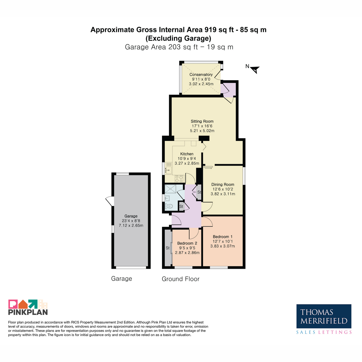 14, Chapel Lane, Benson floorplan