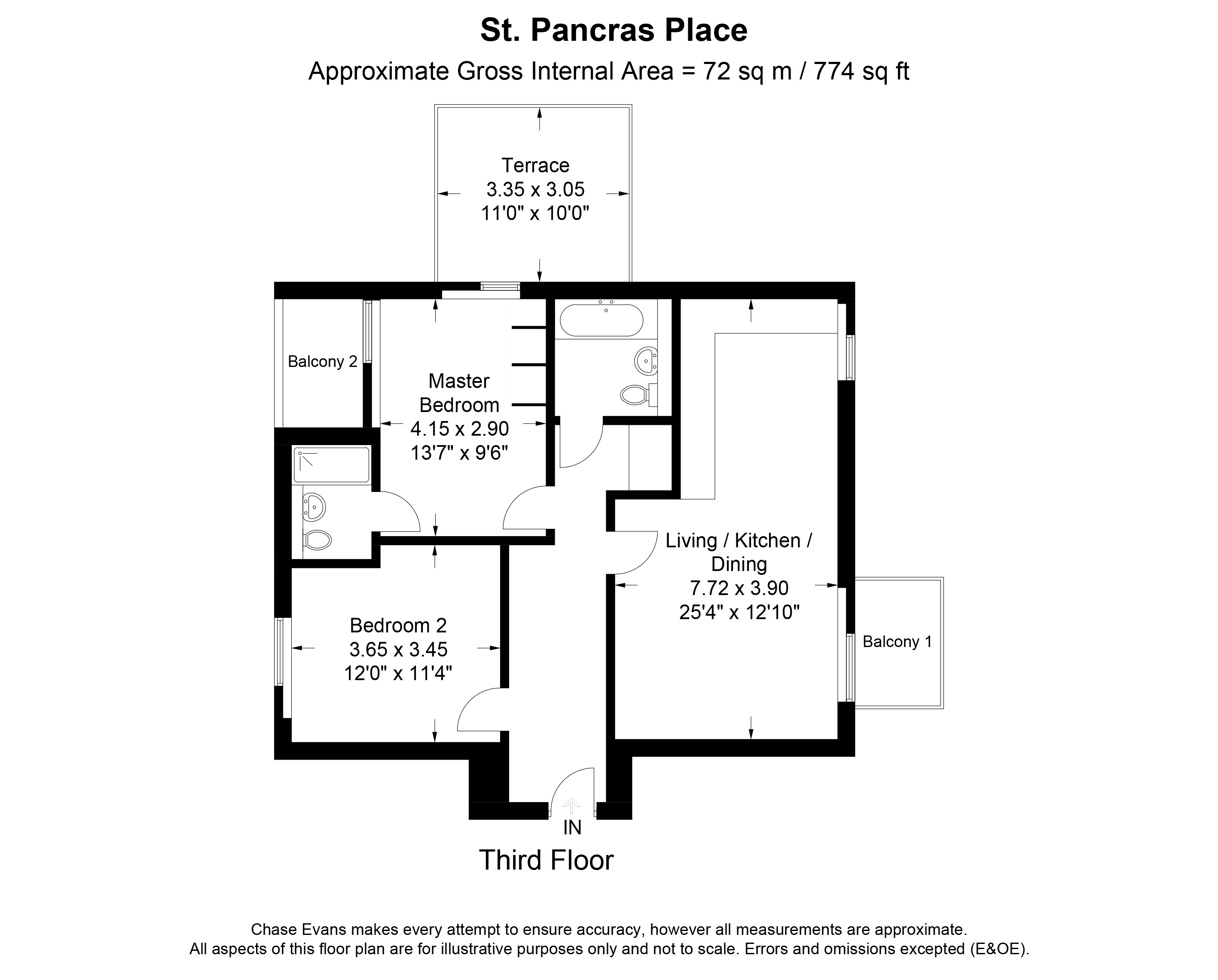St Pancras Place King S Cross London Wc1x 2 Bedroom Flat For