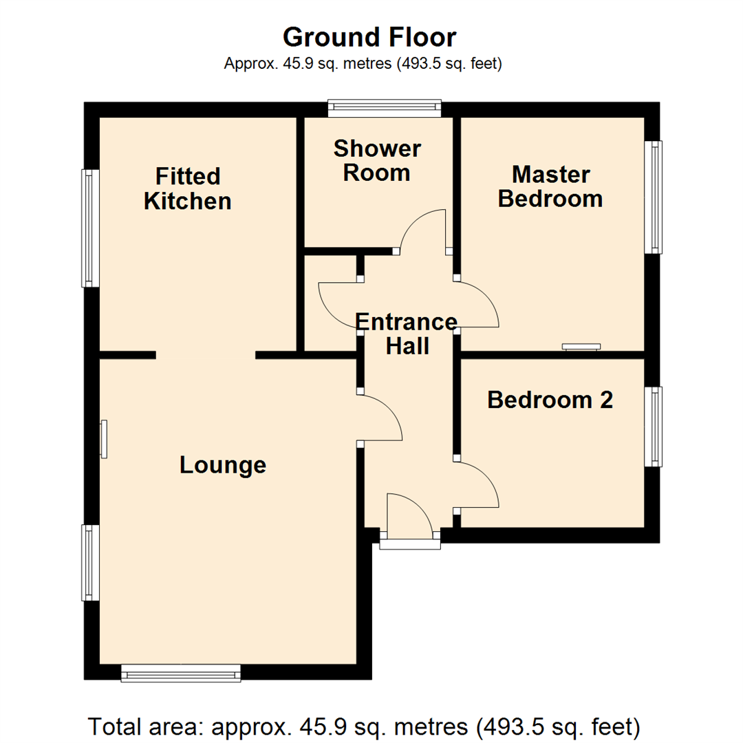 Chapel Lane, Kippax, Leeds LS25, 2 bedroom flat for sale 65093282