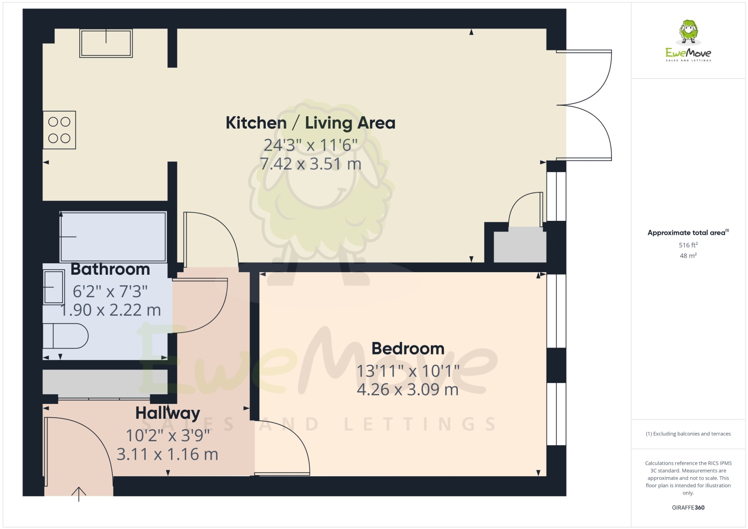 6, FLEETLANDS HOUSE, BASINGSTOKE floorplan