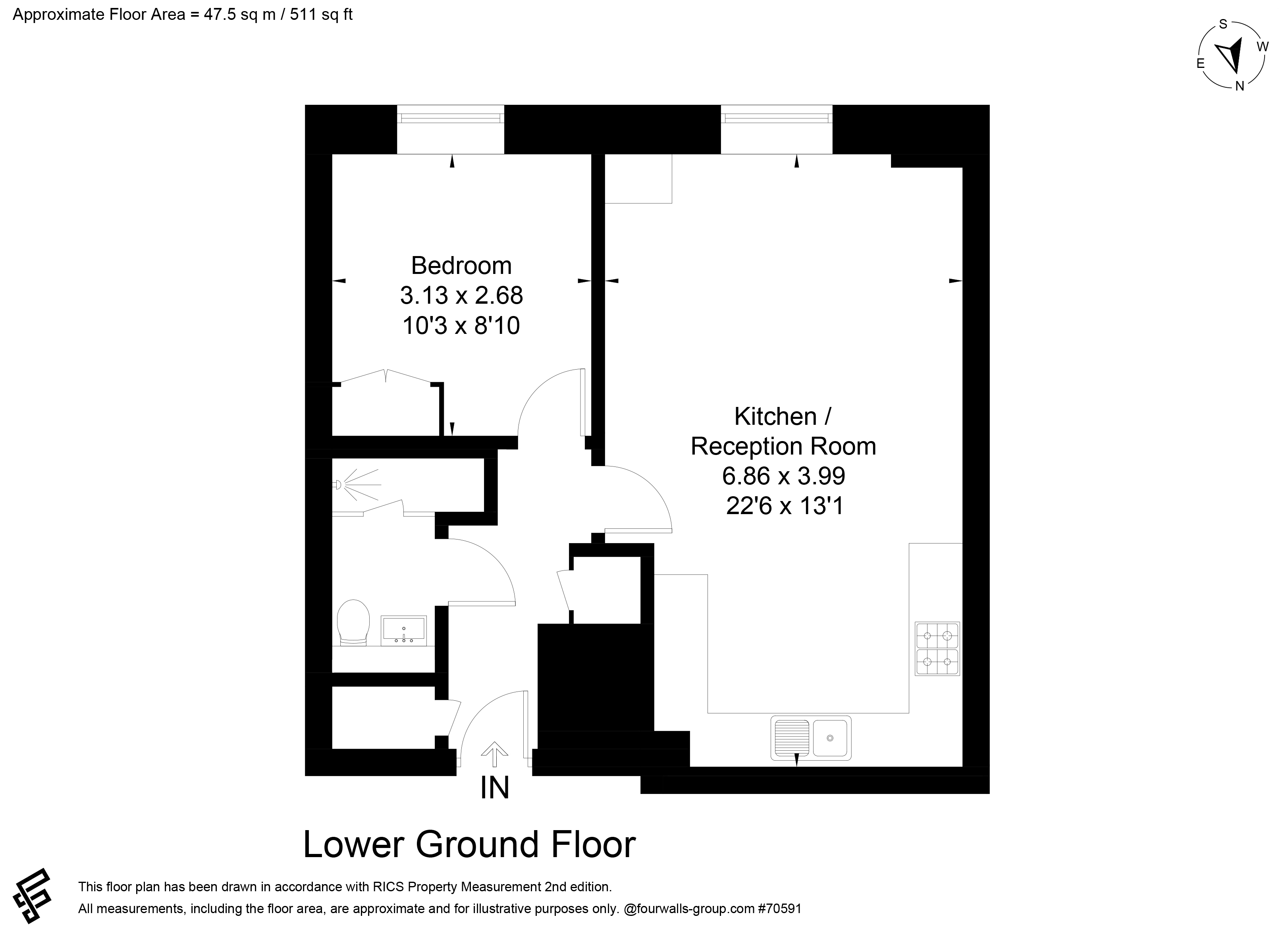 Cadogan Road, London floorplan