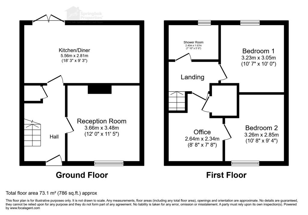 8, Downham Grove, Burnley floorplan