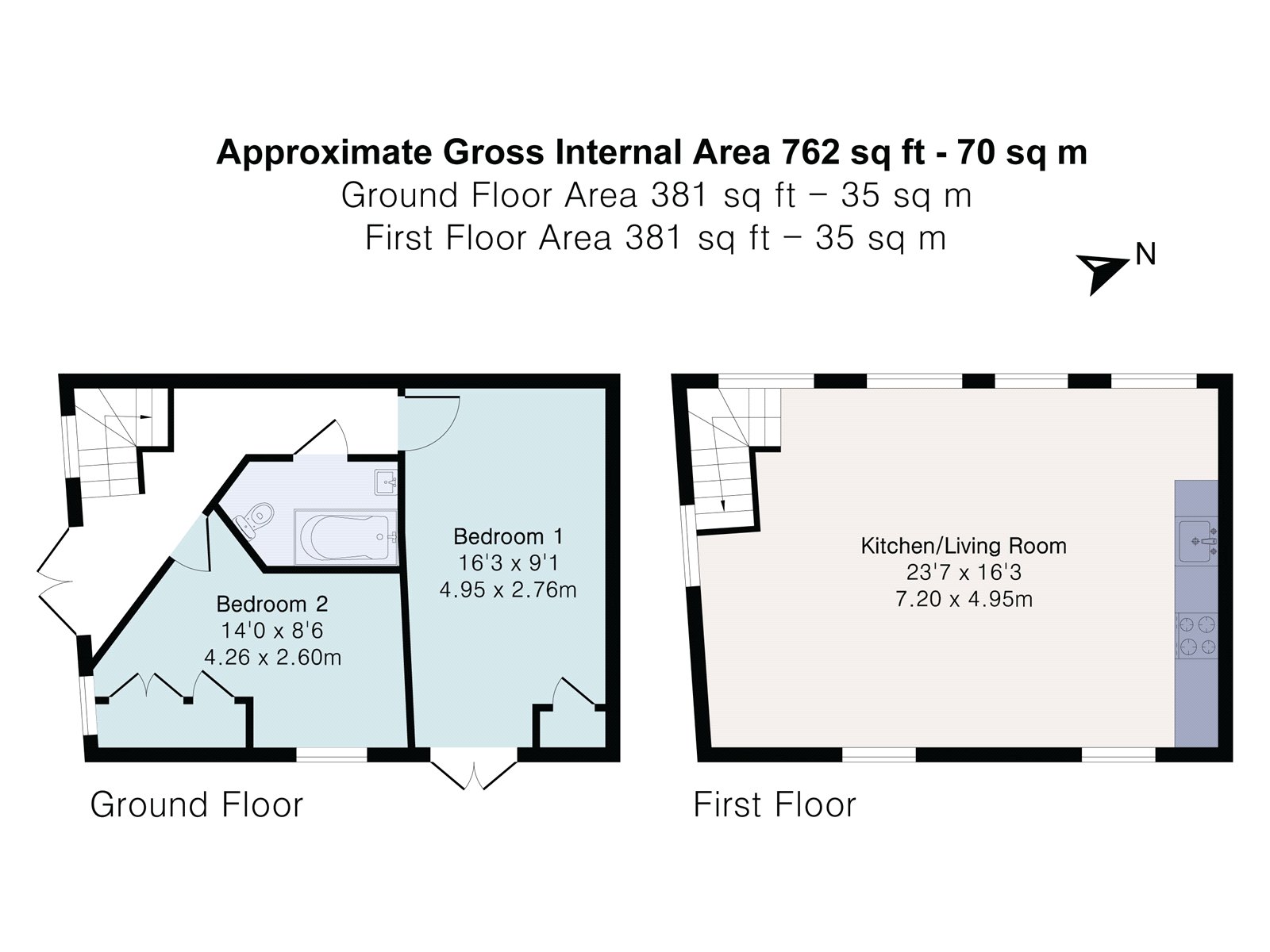 Kings Cottage, 8A, Church Street, Haywards Heath floorplan