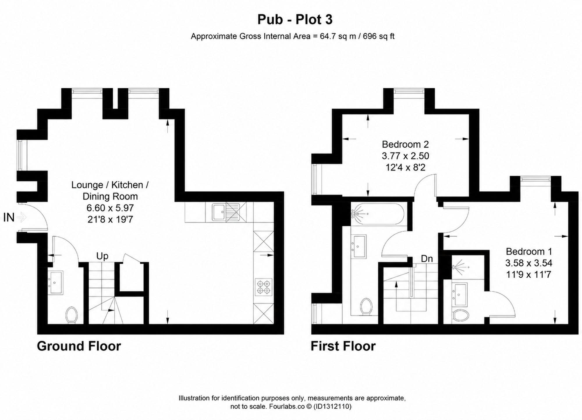 Plot 3 Crawley Inn Foxburrow Lane, Witney floorplan