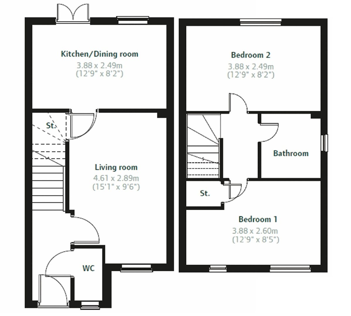 Upper Outwoods Road, Burton on Trent West Midlands floorplan